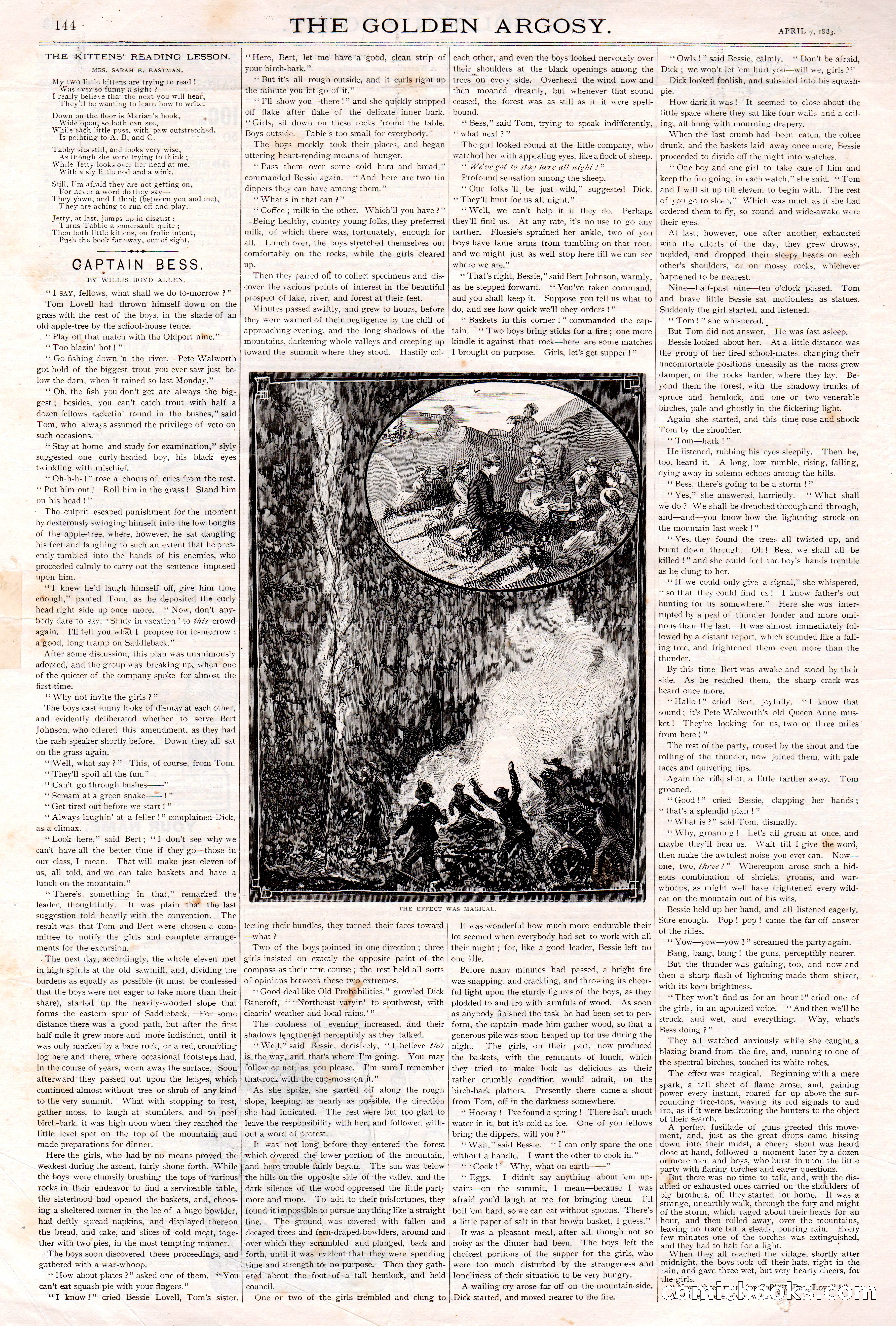 The Golden Argosy, Vol. I, No. 18 — page 8 of 8