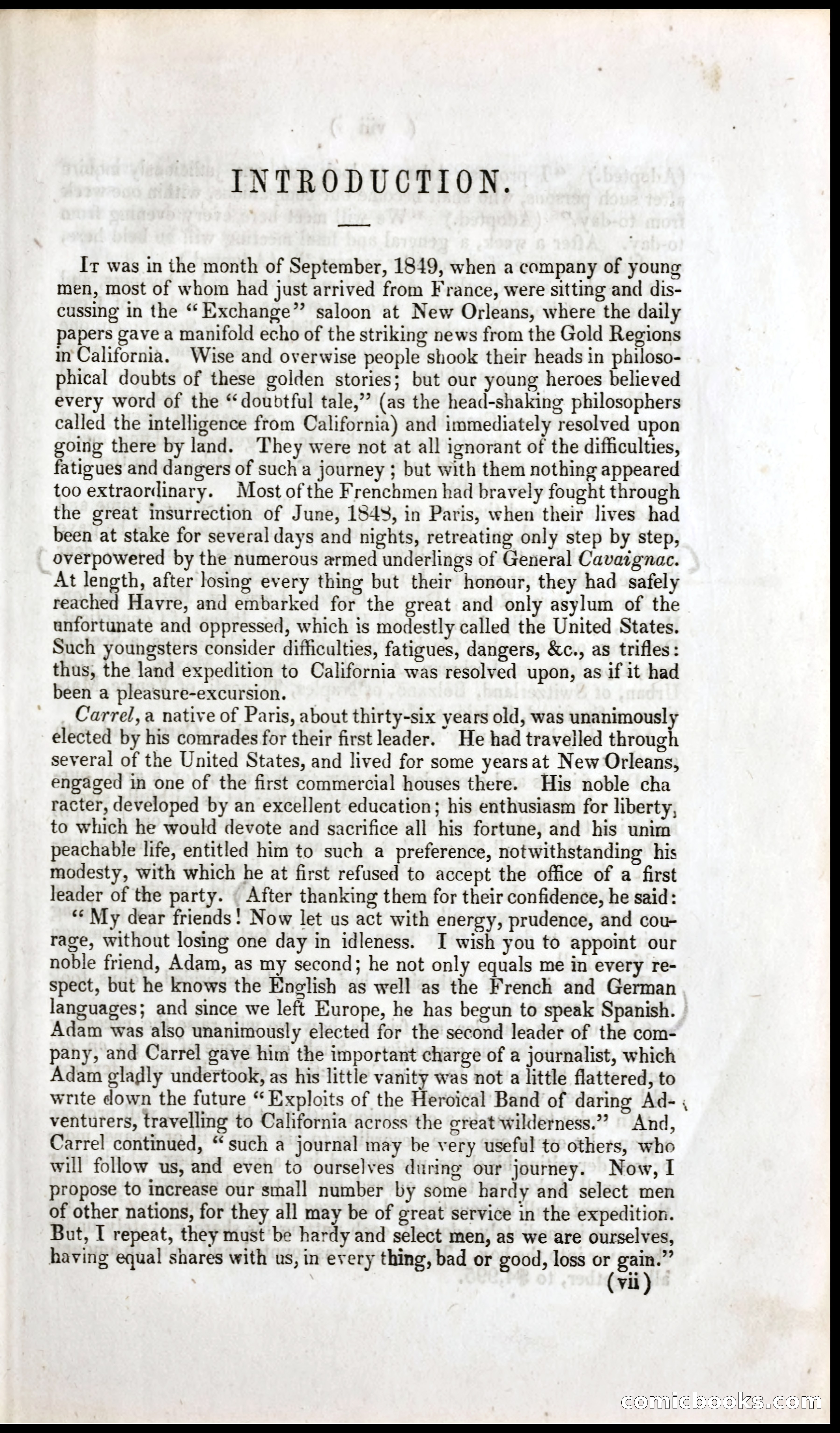 The Dreadful Sufferings and Thrilling Adventures of an Overland Party of Emigrants to California — page 5 of 66