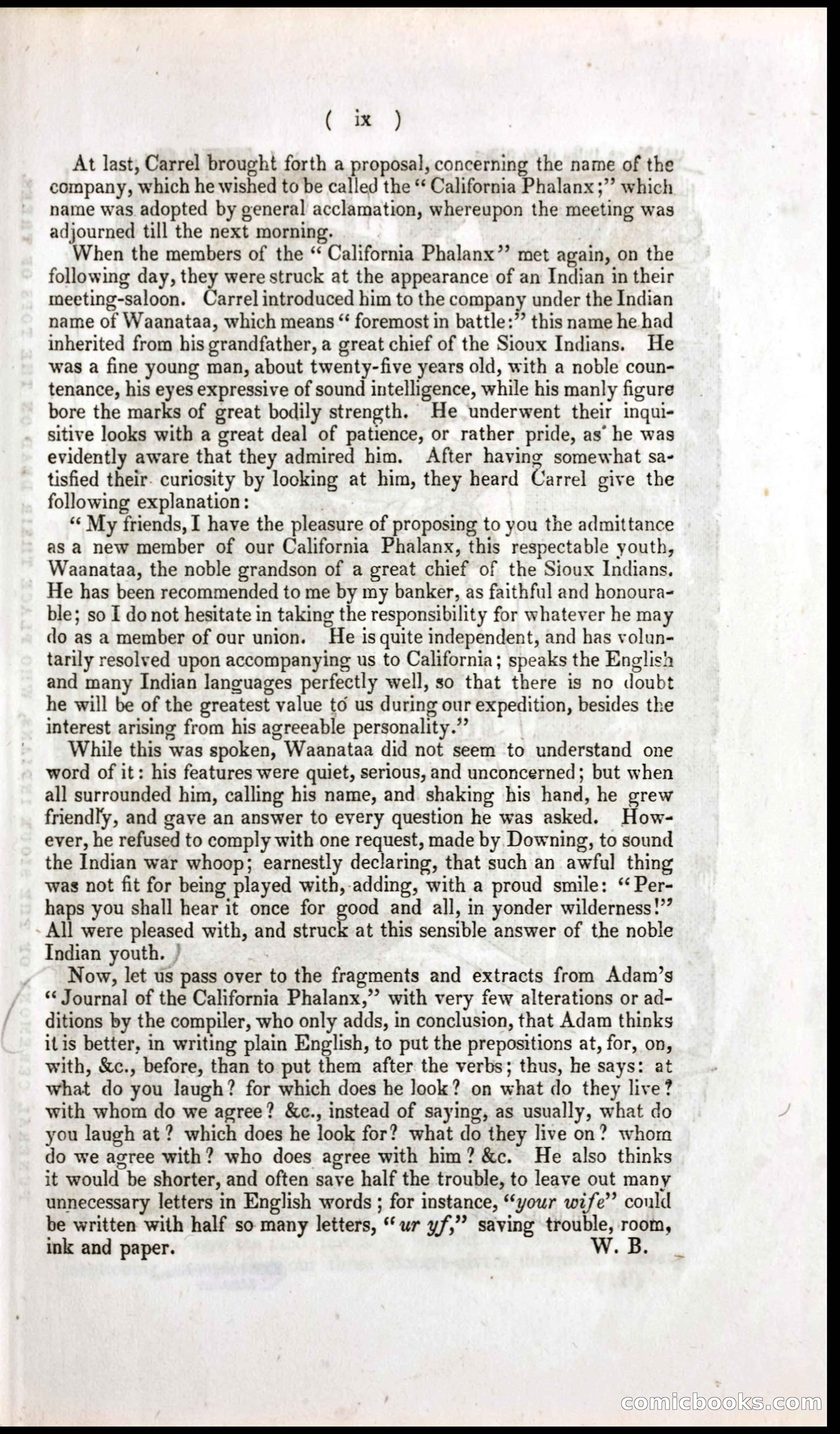 The Dreadful Sufferings and Thrilling Adventures of an Overland Party of Emigrants to California — page 7 of 66