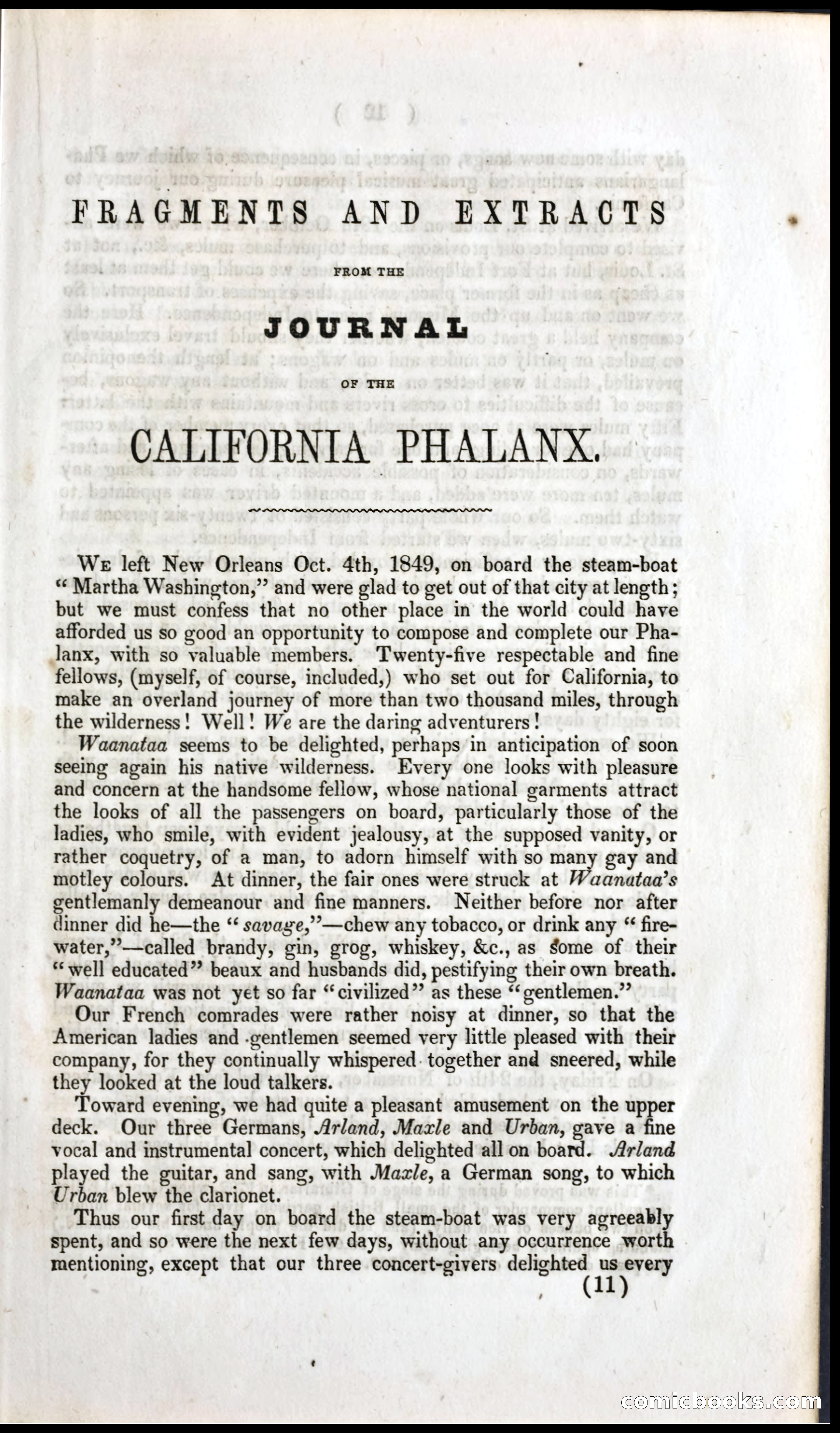 The Dreadful Sufferings and Thrilling Adventures of an Overland Party of Emigrants to California — page 9 of 66