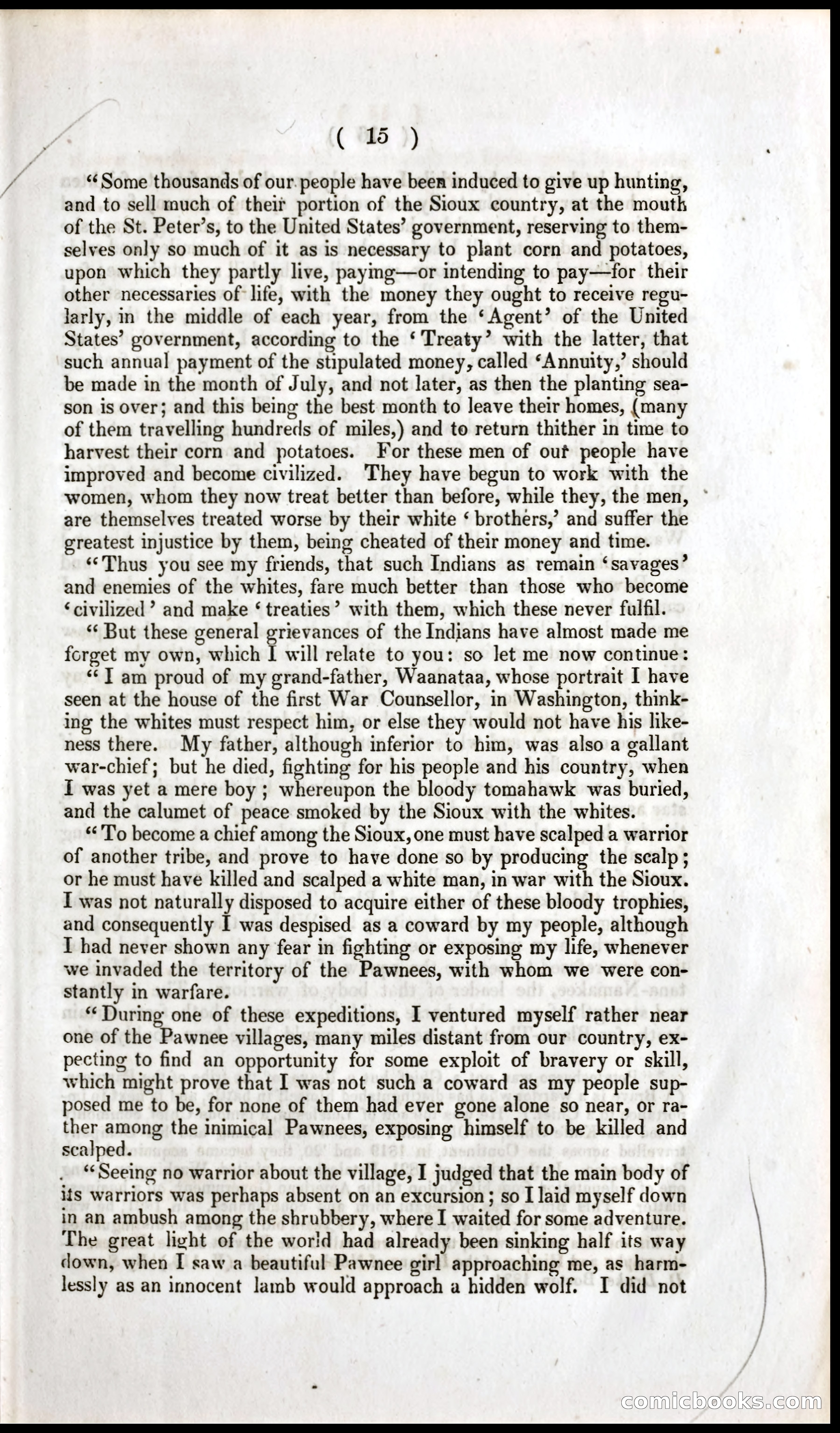 The Dreadful Sufferings and Thrilling Adventures of an Overland Party of Emigrants to California — page 13 of 66