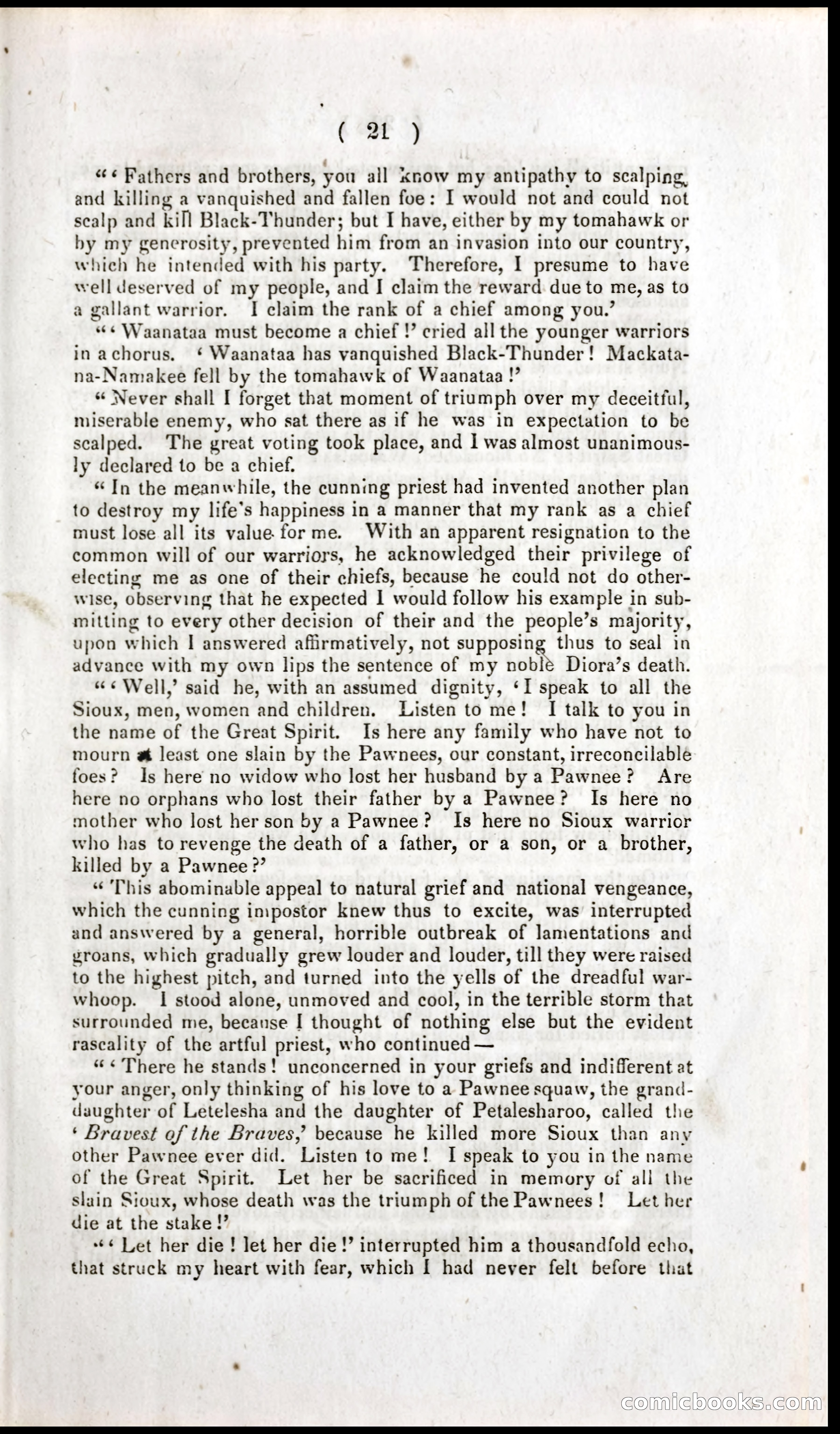 The Dreadful Sufferings and Thrilling Adventures of an Overland Party of Emigrants to California — page 21 of 66