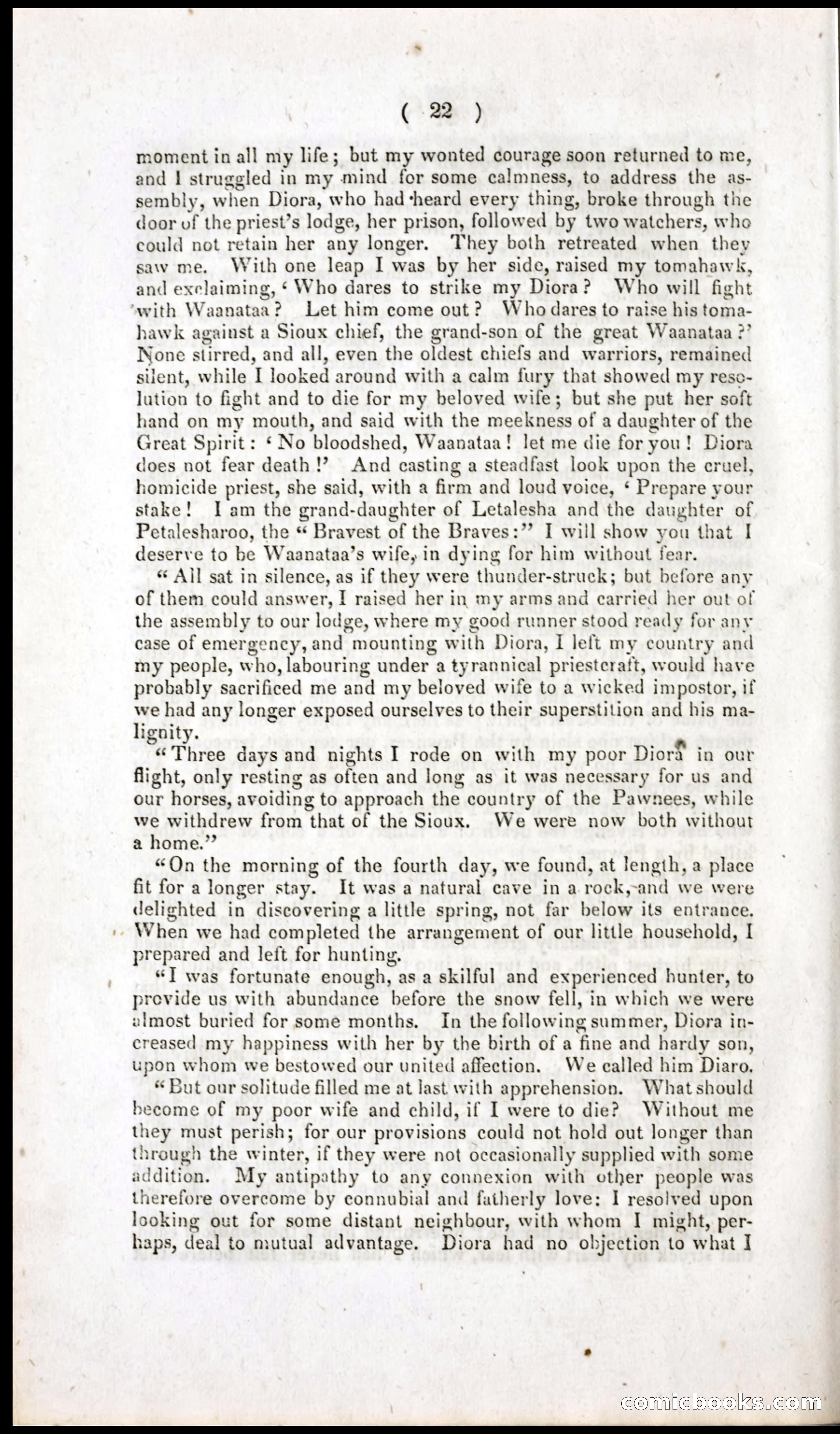 The Dreadful Sufferings and Thrilling Adventures of an Overland Party of Emigrants to California — page 22 of 66