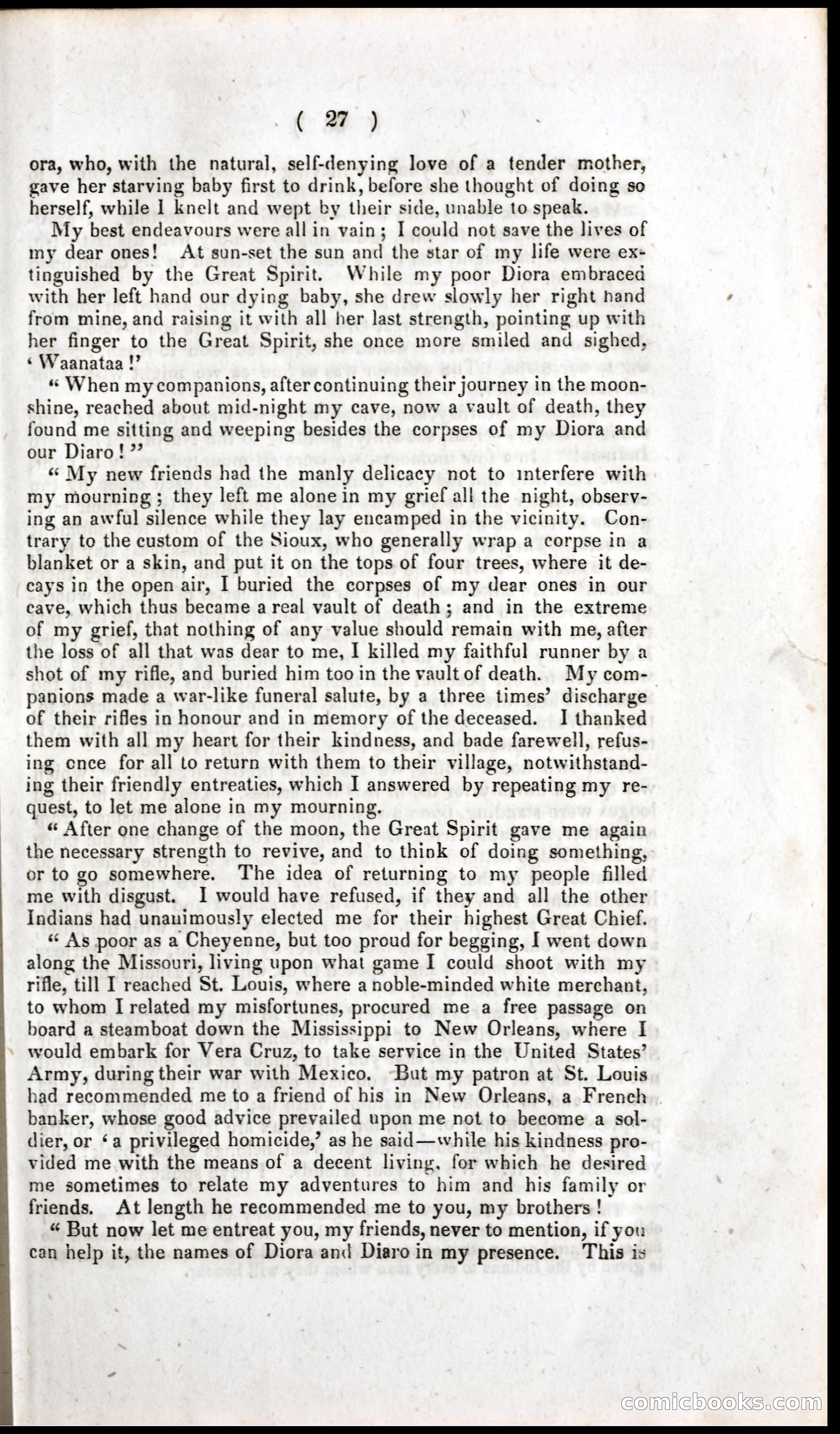 The Dreadful Sufferings and Thrilling Adventures of an Overland Party of Emigrants to California — page 29 of 66