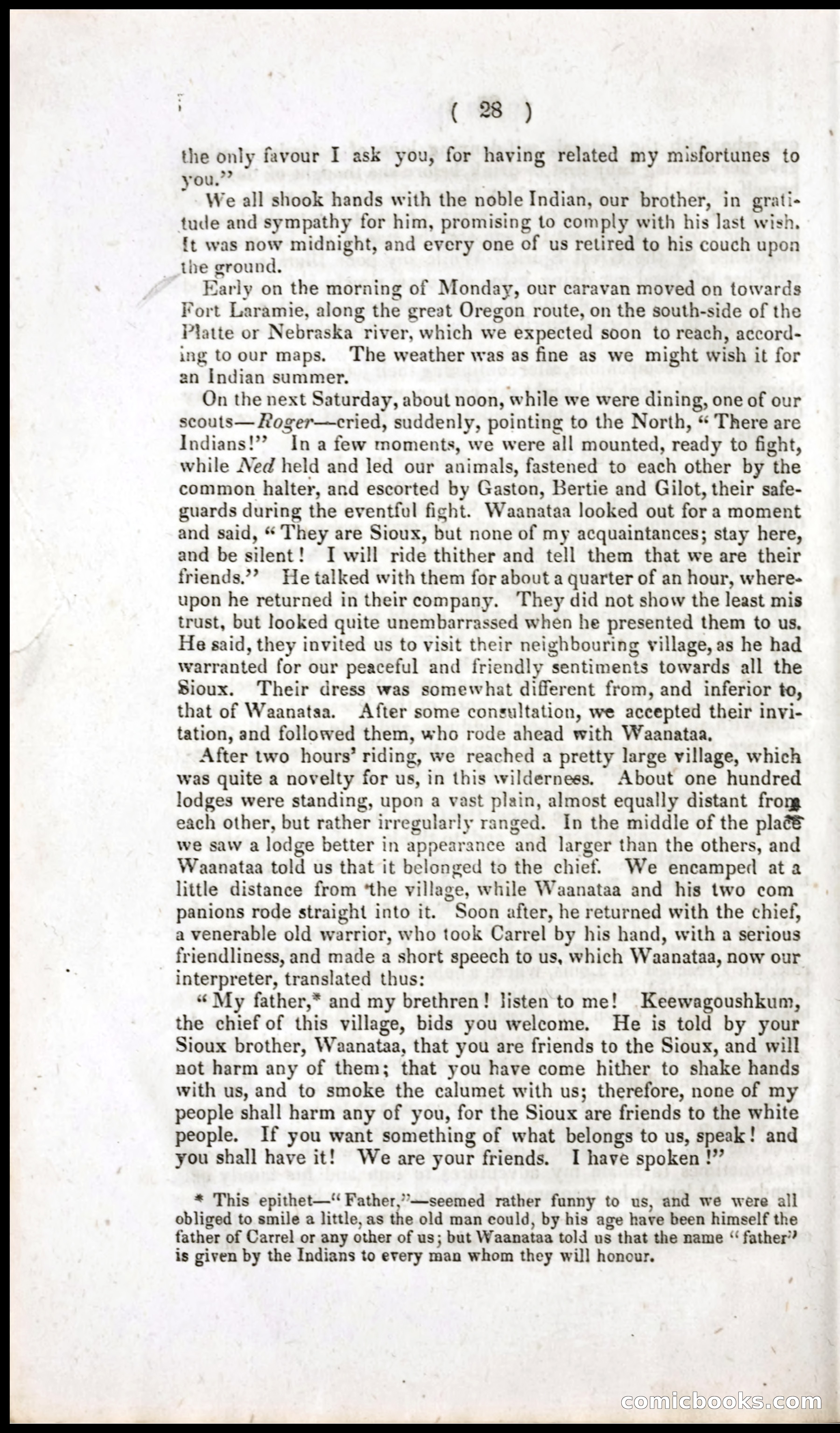 The Dreadful Sufferings and Thrilling Adventures of an Overland Party of Emigrants to California — page 30 of 66