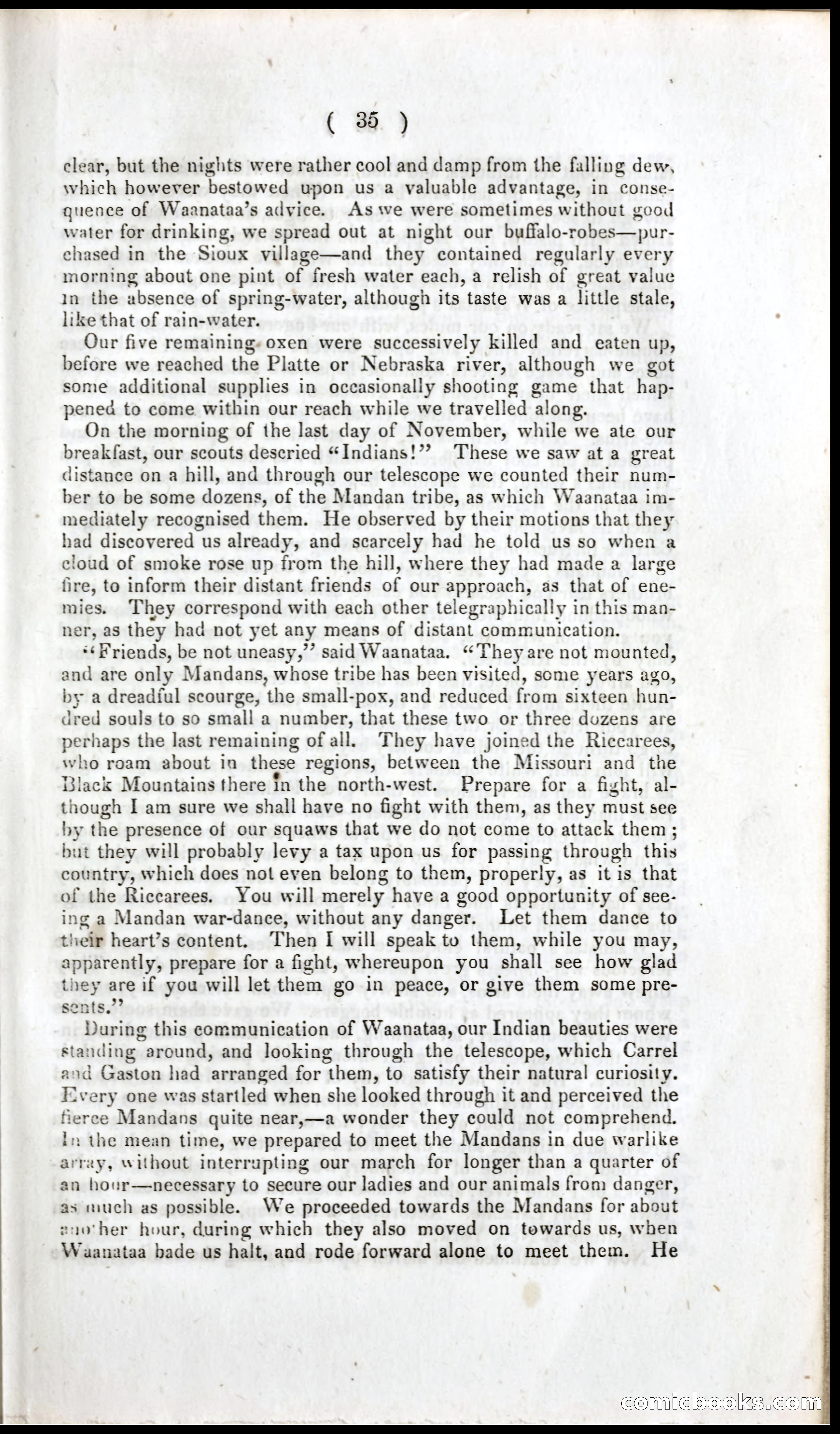 The Dreadful Sufferings and Thrilling Adventures of an Overland Party of Emigrants to California — page 37 of 66