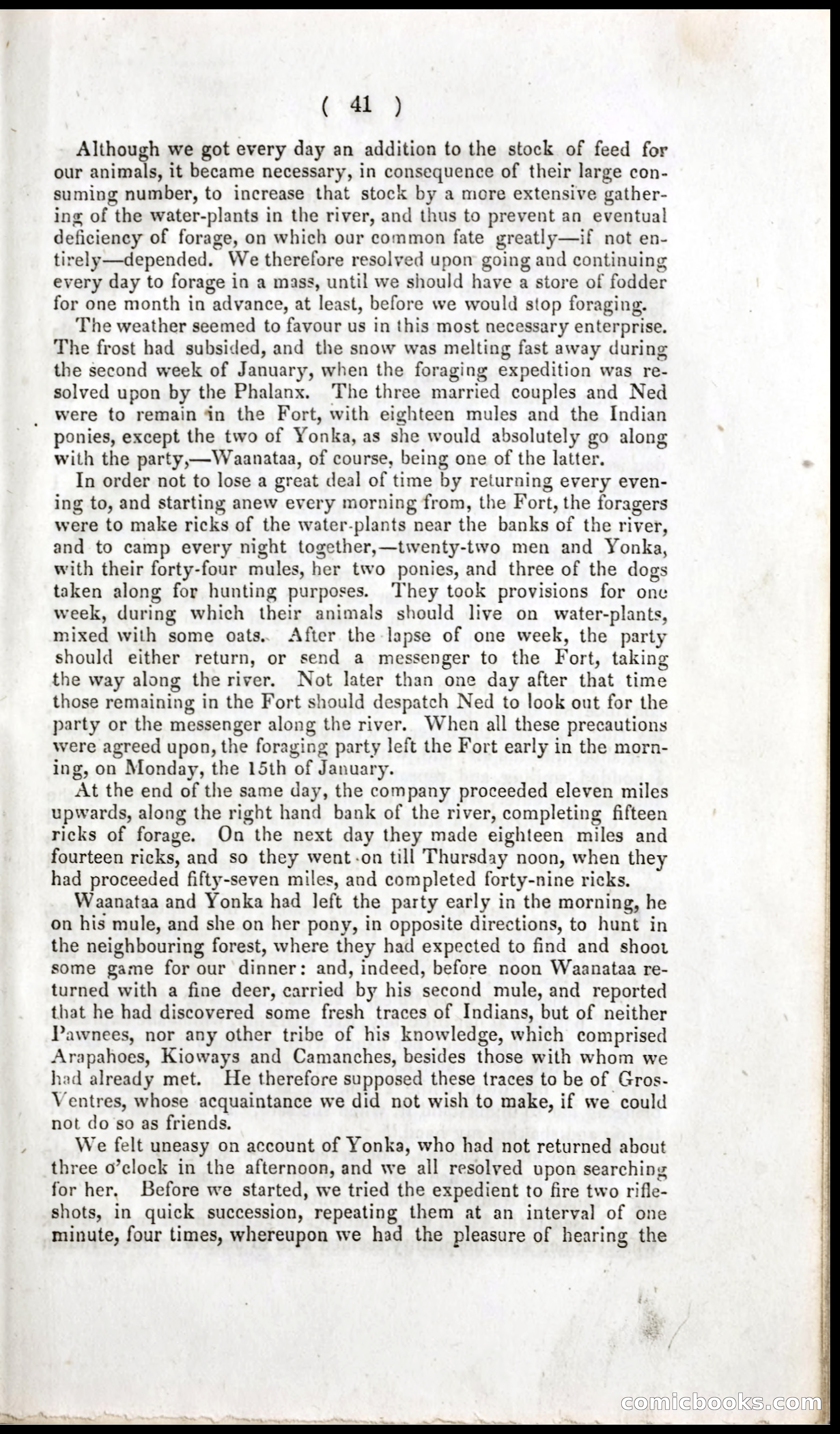 The Dreadful Sufferings and Thrilling Adventures of an Overland Party of Emigrants to California — page 43 of 66