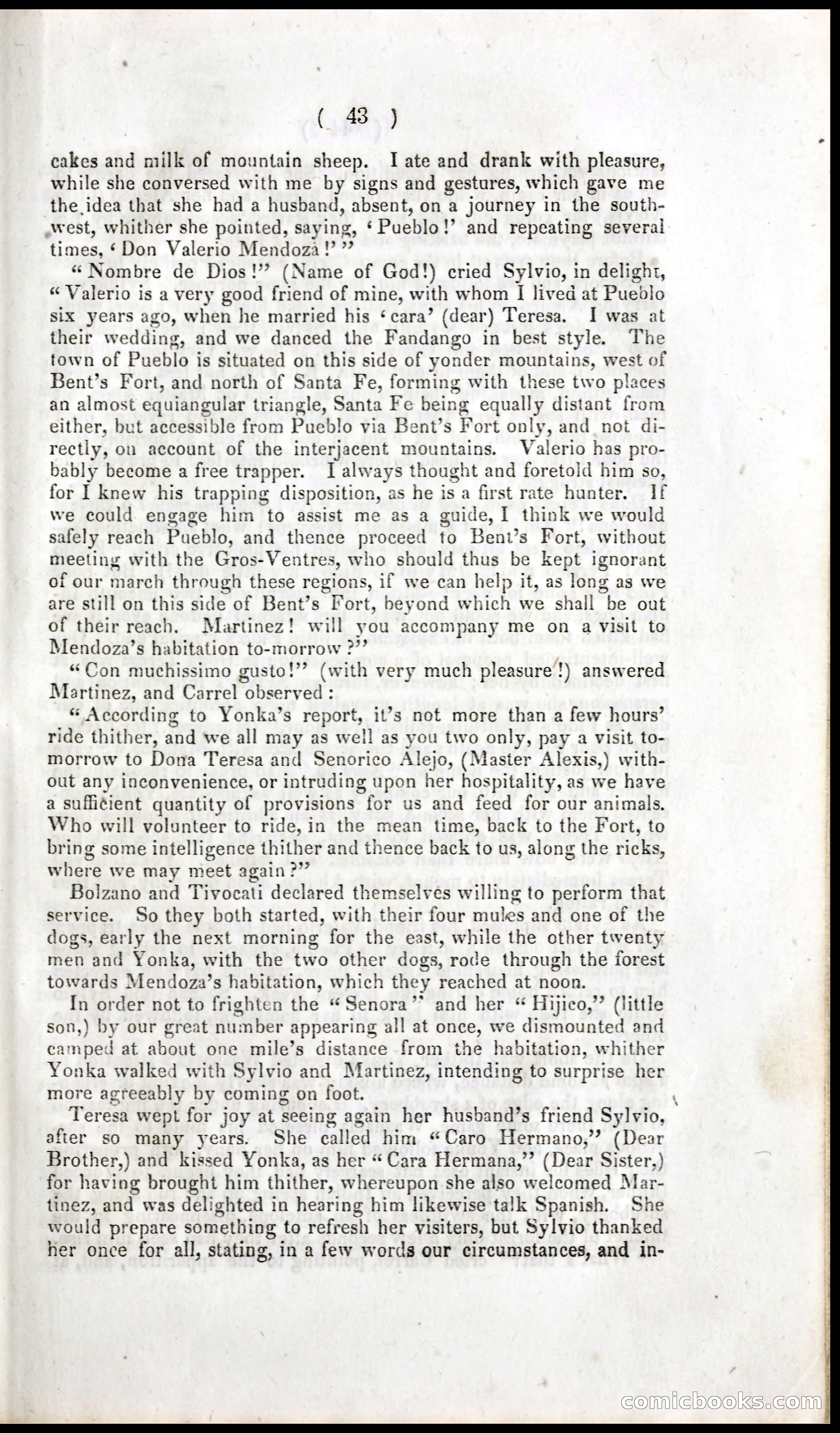 The Dreadful Sufferings and Thrilling Adventures of an Overland Party of Emigrants to California — page 45 of 66