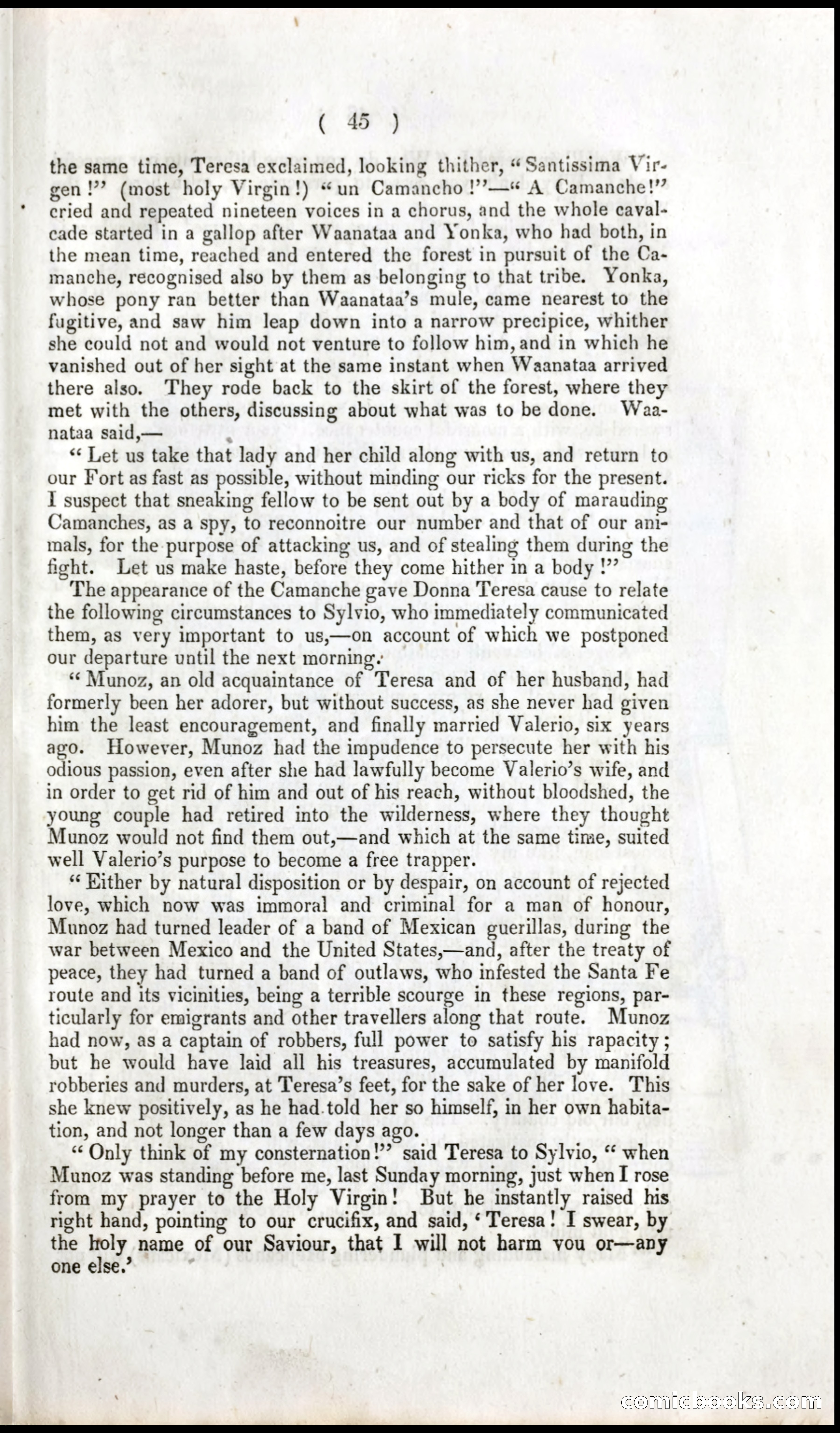 The Dreadful Sufferings and Thrilling Adventures of an Overland Party of Emigrants to California — page 47 of 66