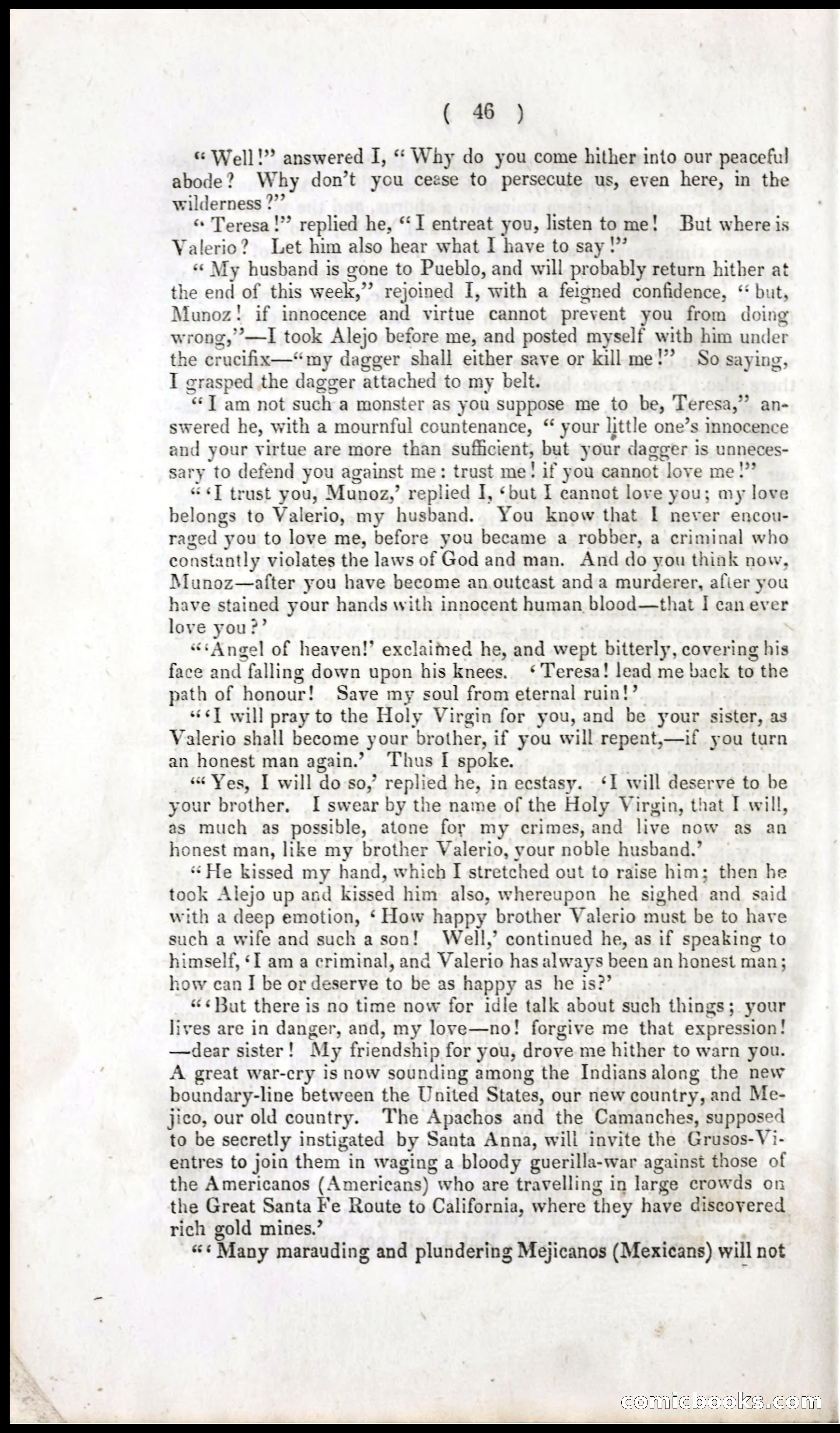 The Dreadful Sufferings and Thrilling Adventures of an Overland Party of Emigrants to California — page 48 of 66