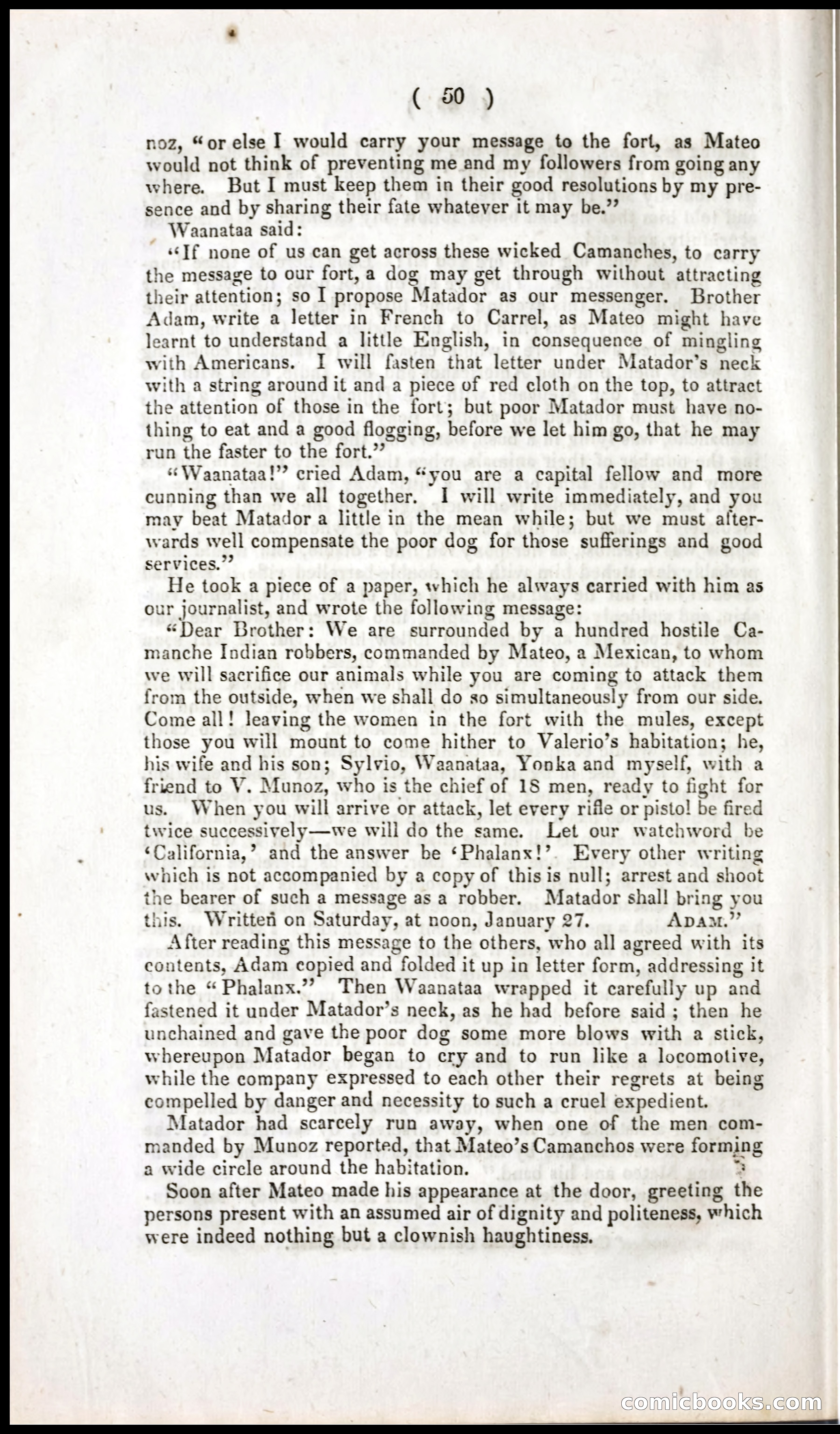 The Dreadful Sufferings and Thrilling Adventures of an Overland Party of Emigrants to California — page 54 of 66