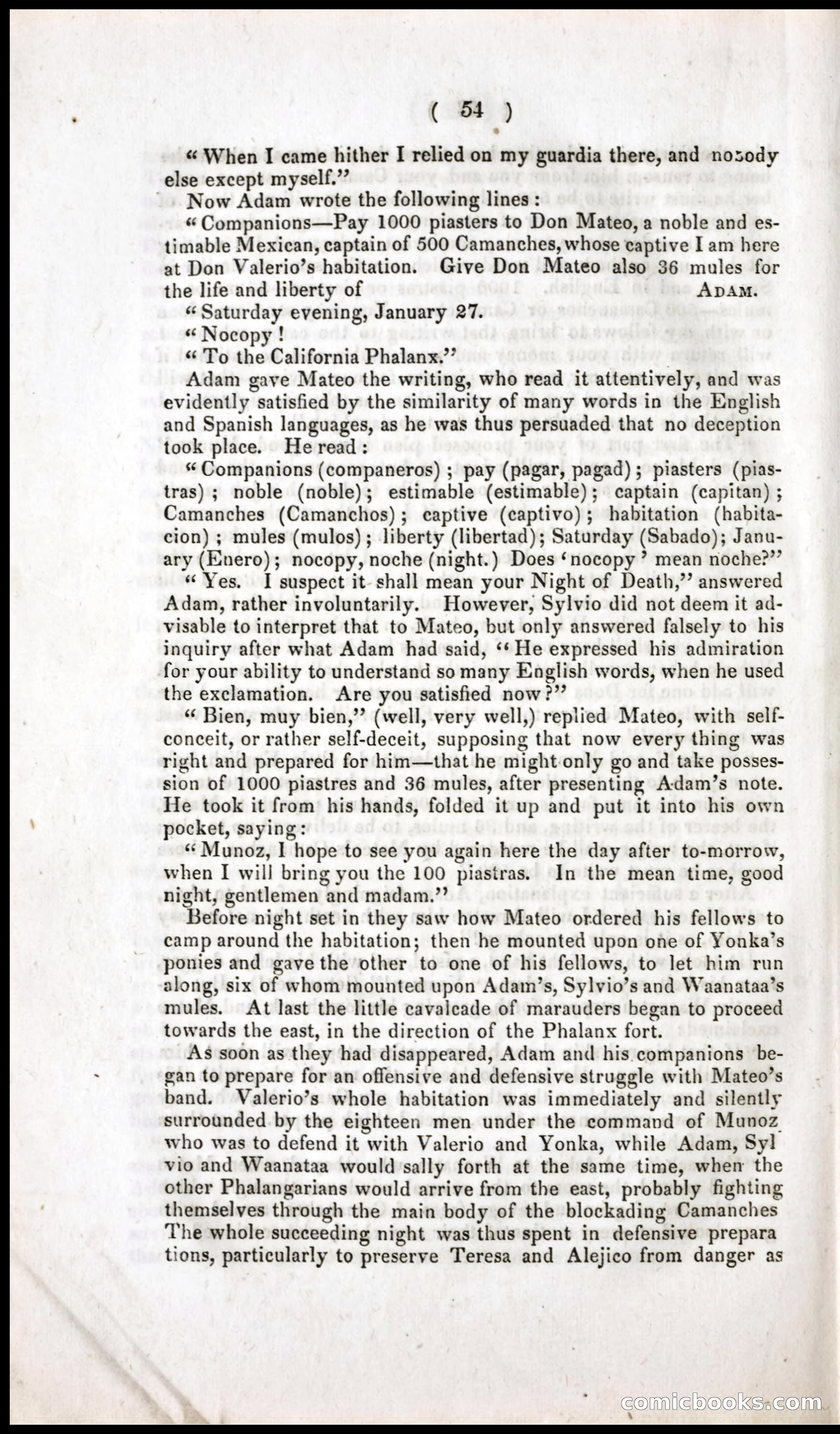 The Dreadful Sufferings and Thrilling Adventures of an Overland Party of Emigrants to California — page 58 of 66