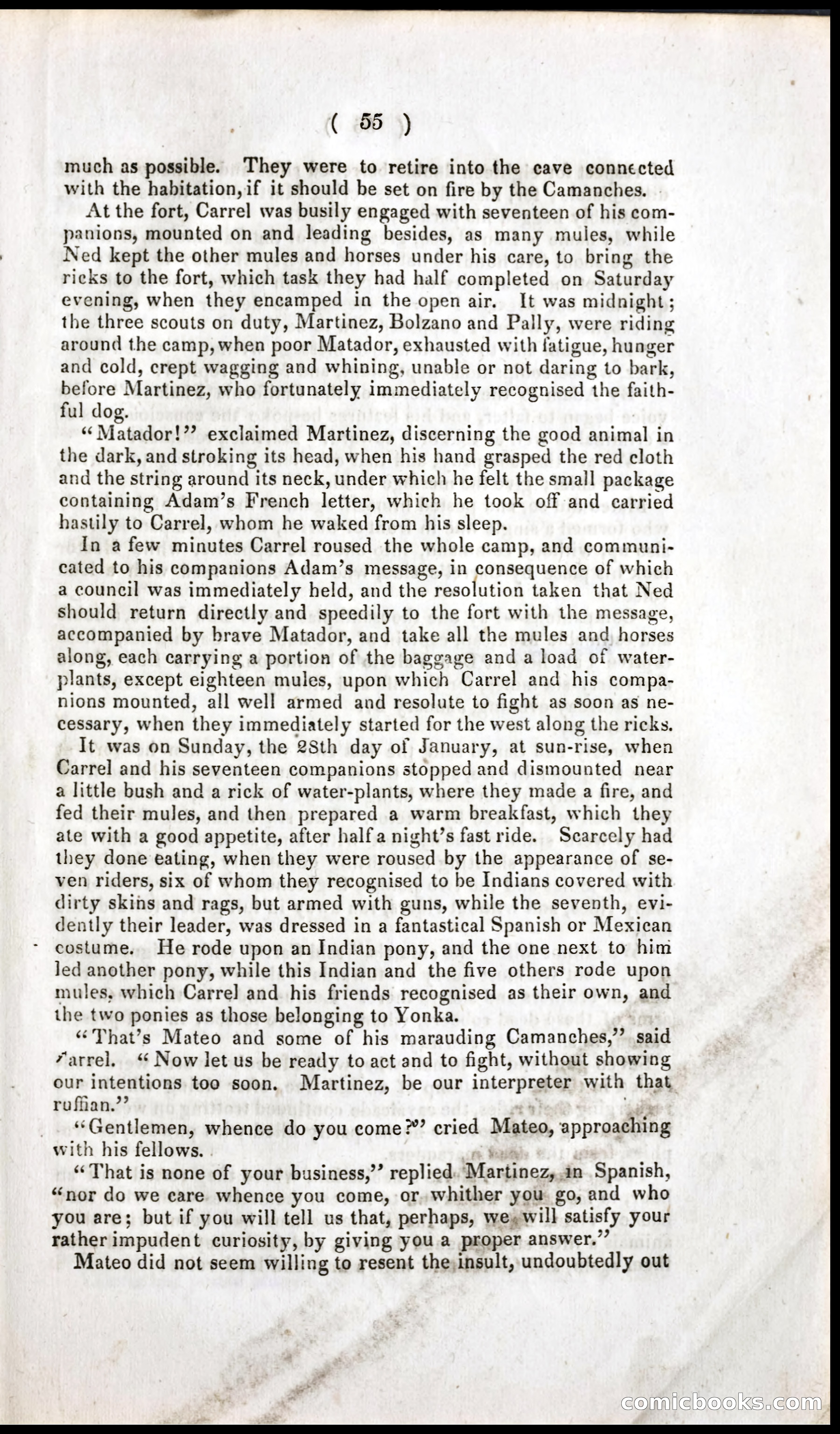 The Dreadful Sufferings and Thrilling Adventures of an Overland Party of Emigrants to California — page 59 of 66
