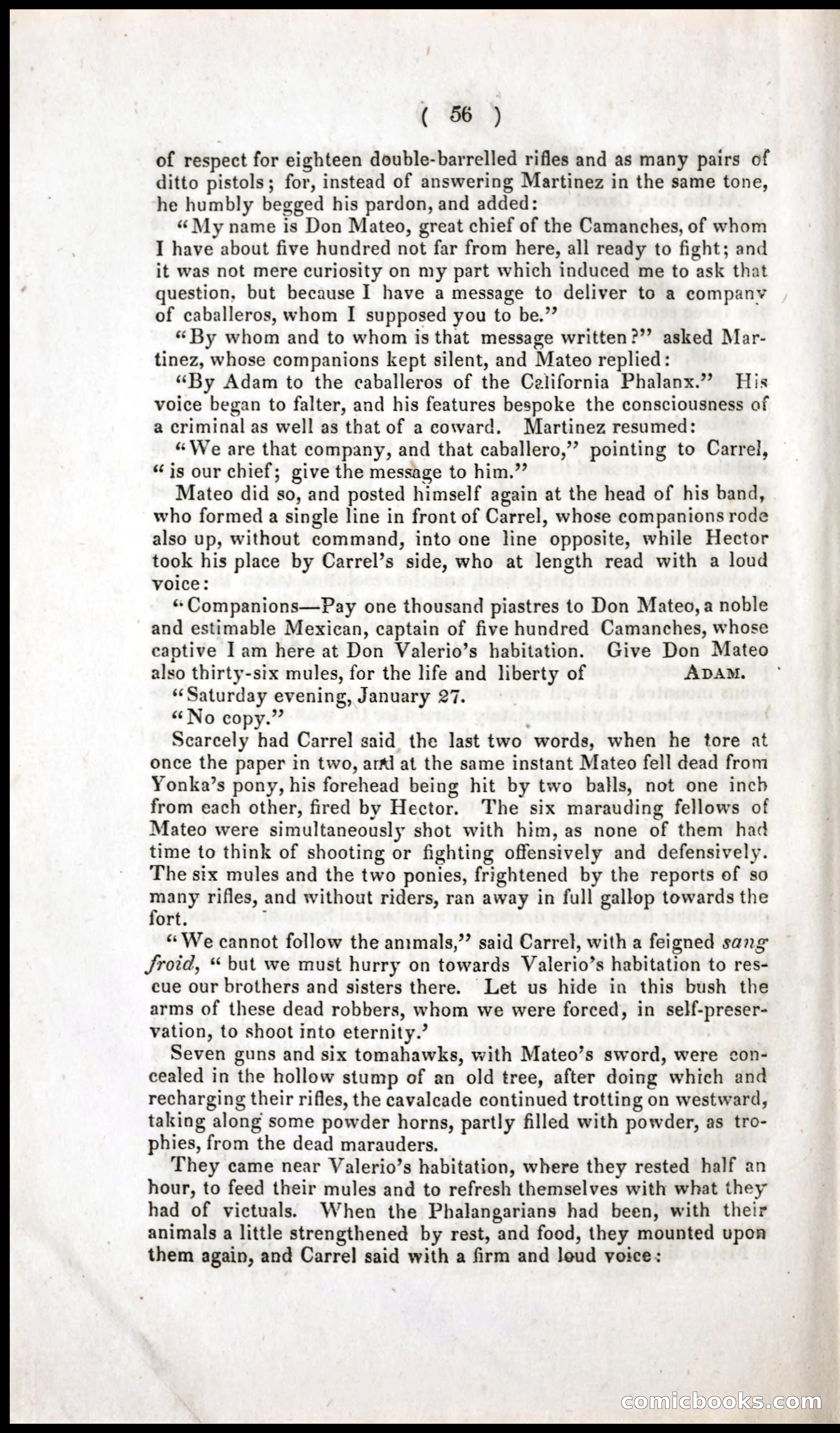The Dreadful Sufferings and Thrilling Adventures of an Overland Party of Emigrants to California — page 60 of 66