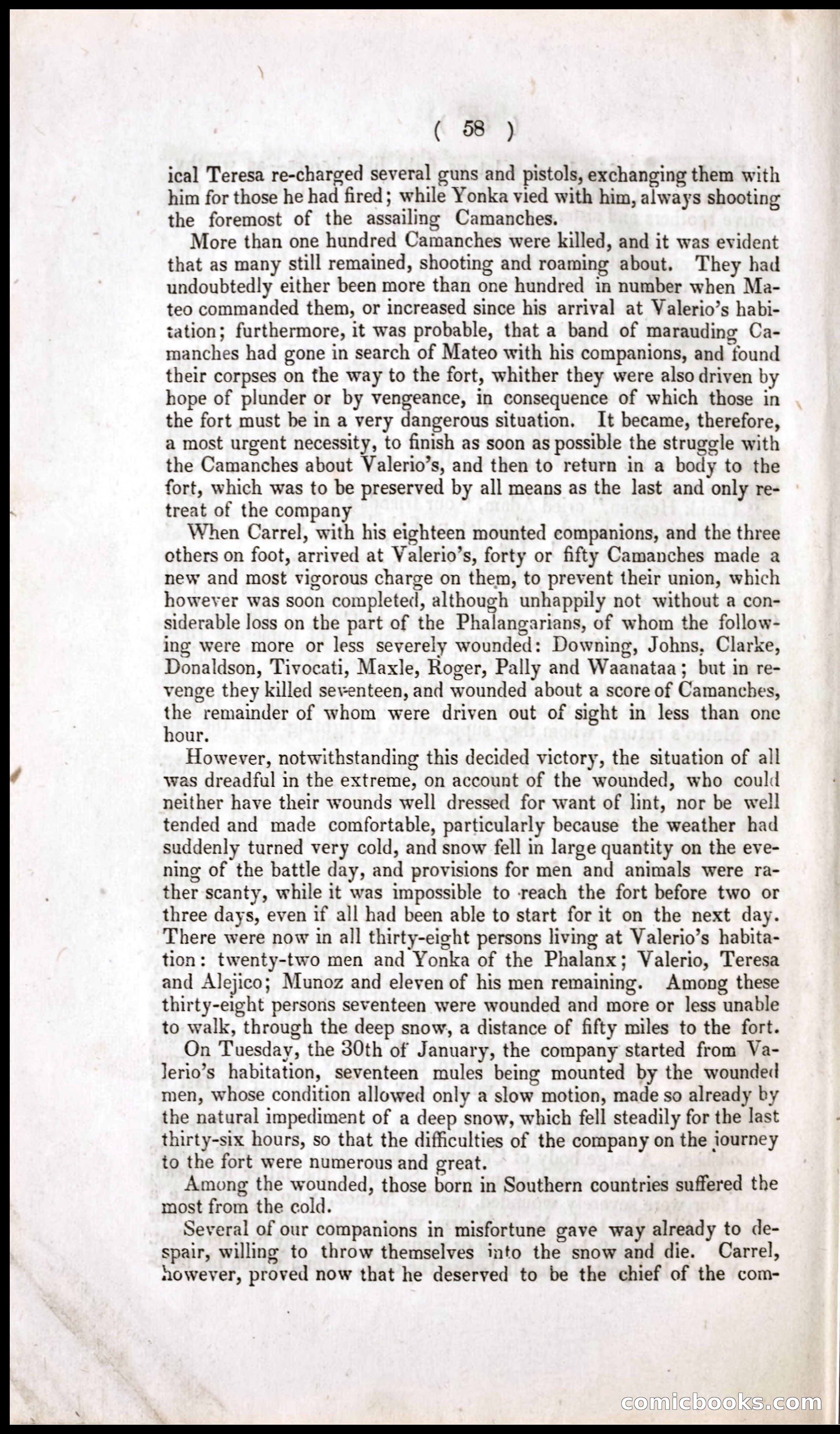 The Dreadful Sufferings and Thrilling Adventures of an Overland Party of Emigrants to California — page 62 of 66