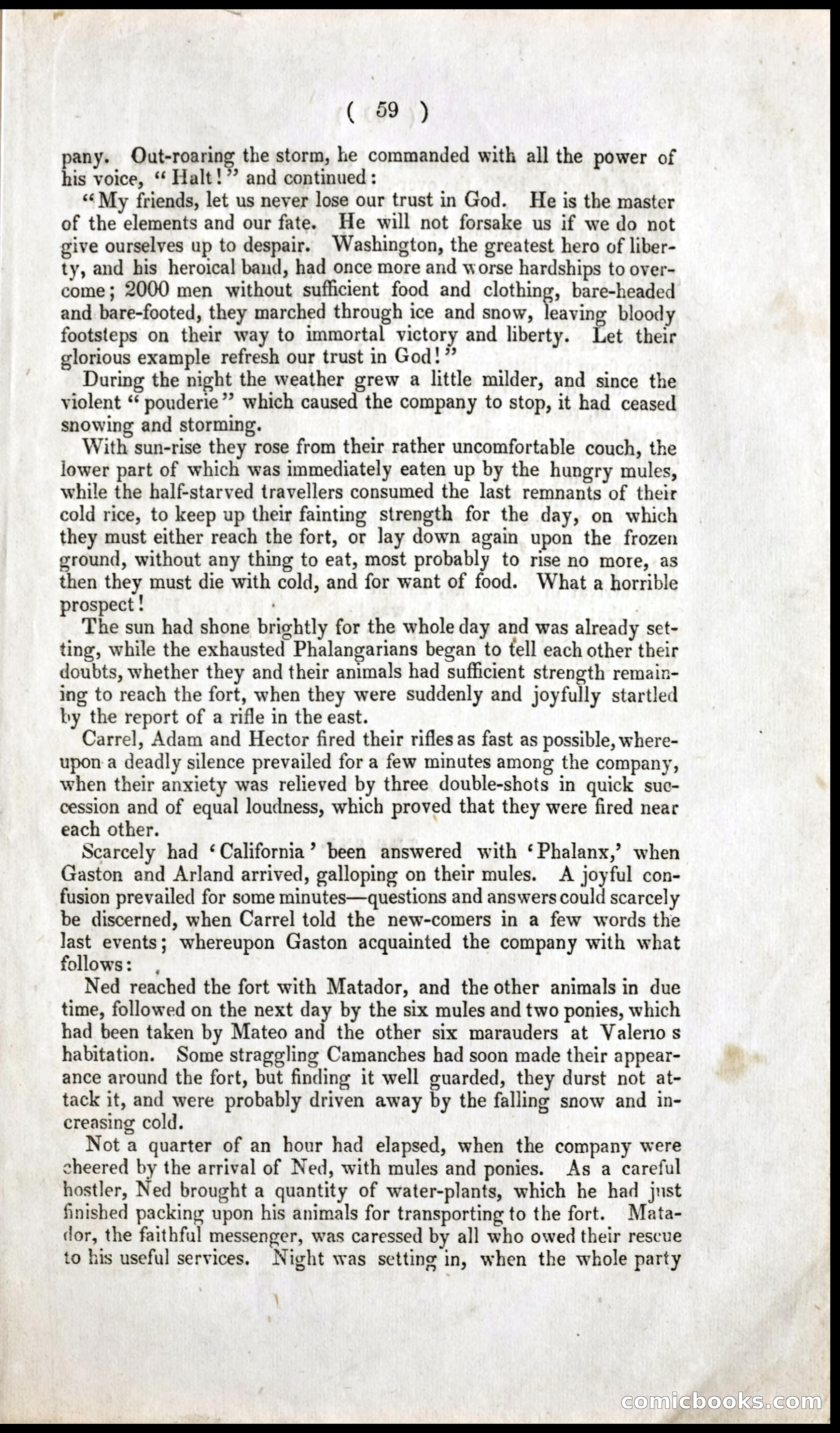 The Dreadful Sufferings and Thrilling Adventures of an Overland Party of Emigrants to California — page 63 of 66