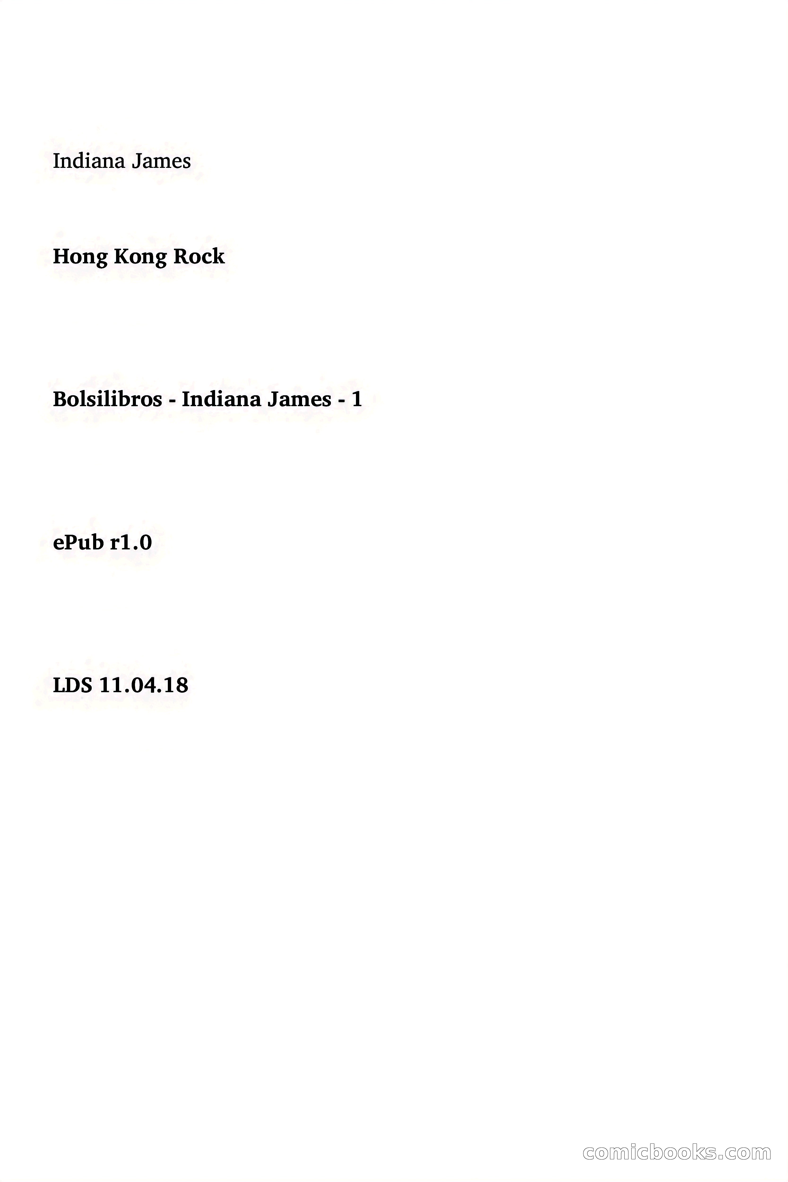 Indiana James: Hong Kong Rock — page 3 of 76
