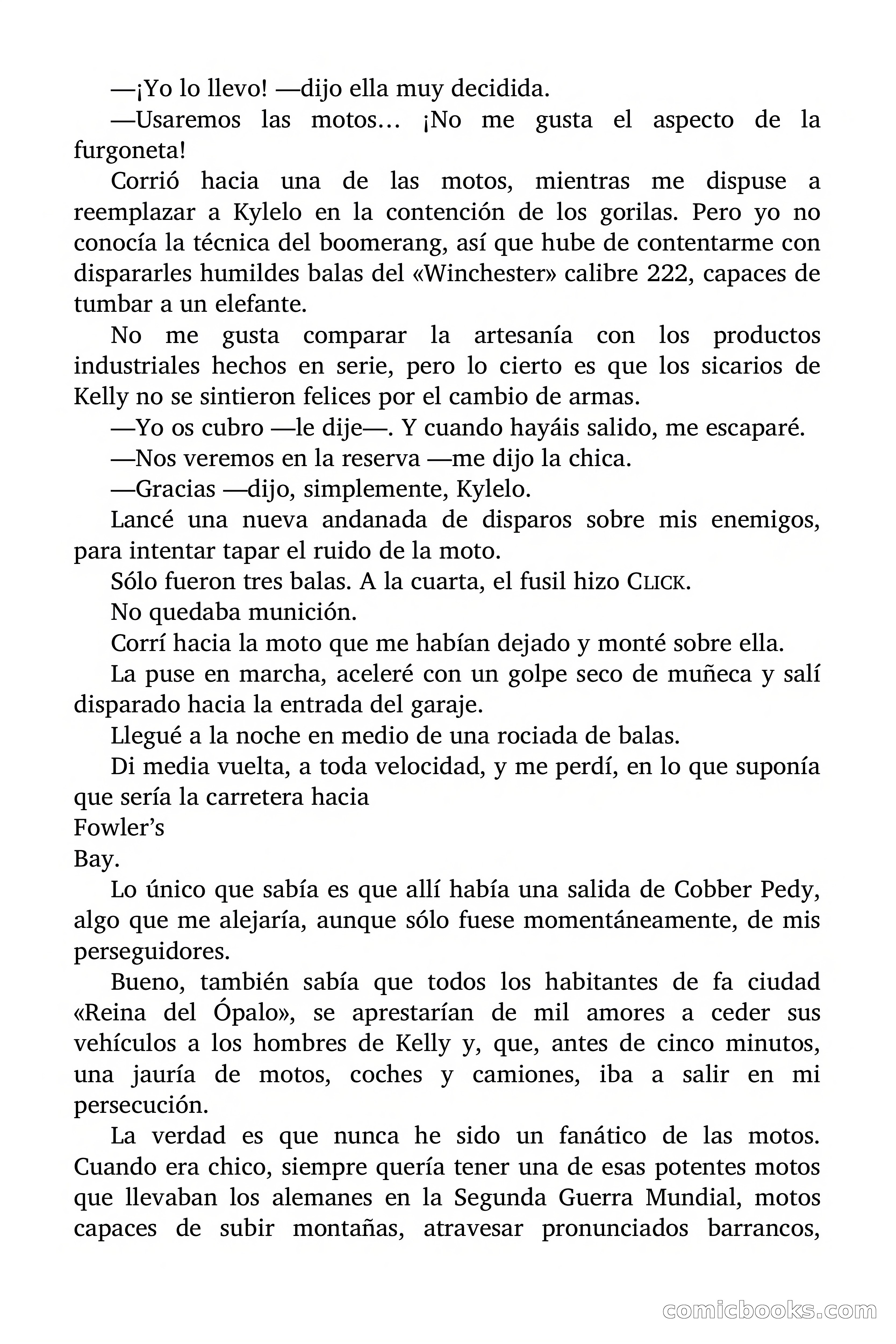 Indiana James: El tren de carretera — page 42 of 68