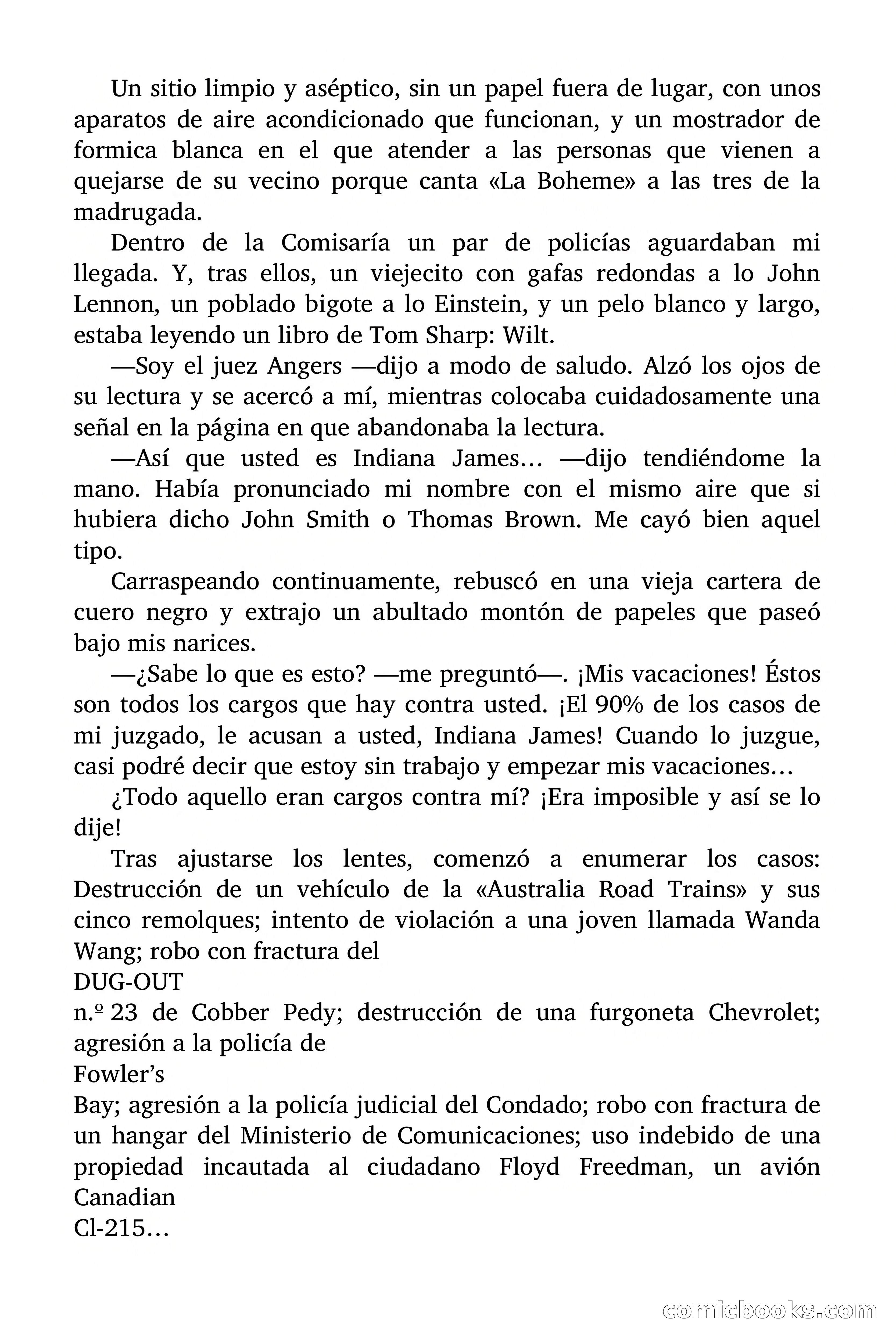 Indiana James: El tren de carretera — page 59 of 68