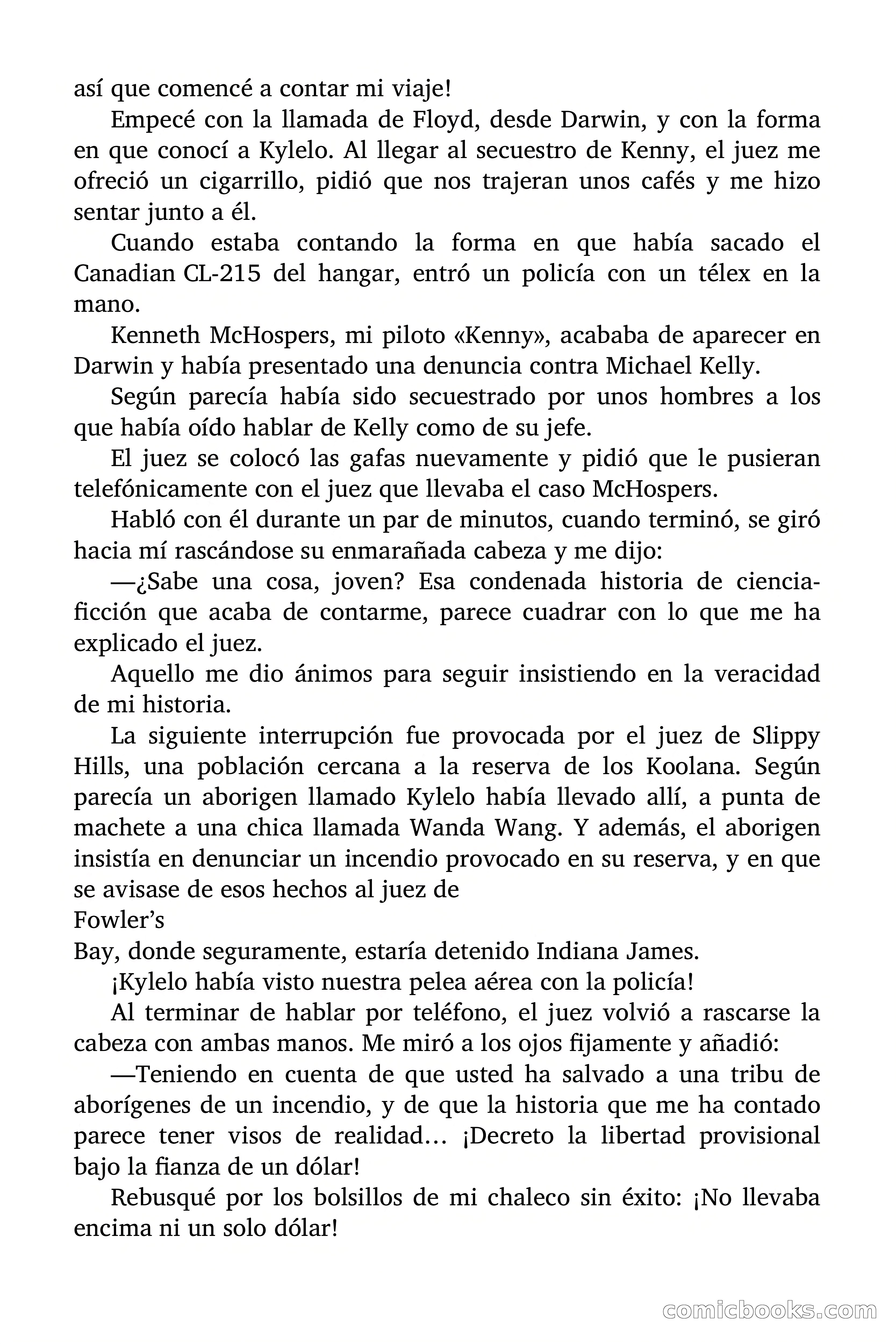 Indiana James: El tren de carretera — page 61 of 68