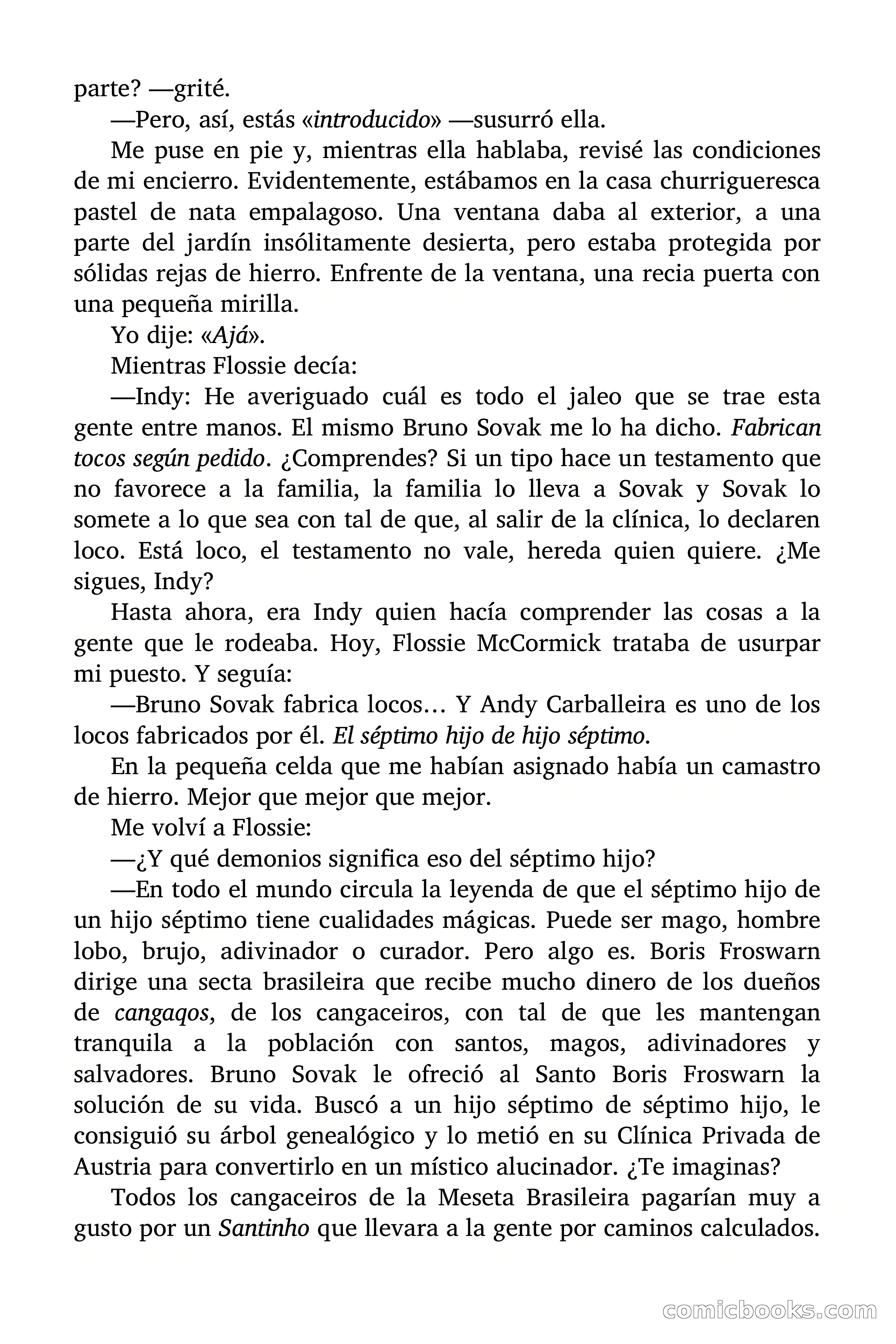 Indiana James: Séptimo hijo de hijo séptimo — page 44 of 81