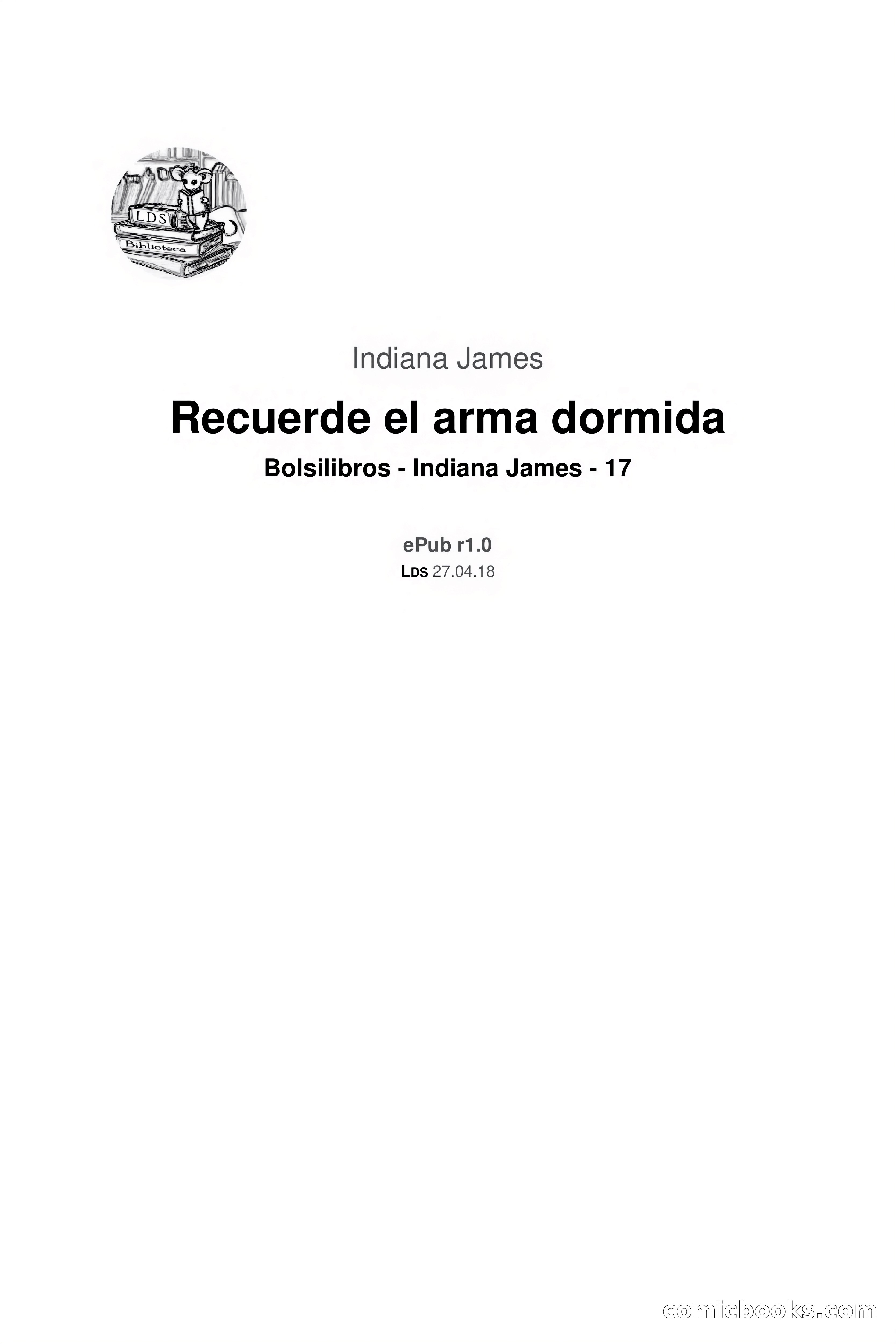 Indiana James: Recuerde el arma dormida — page 3 of 73