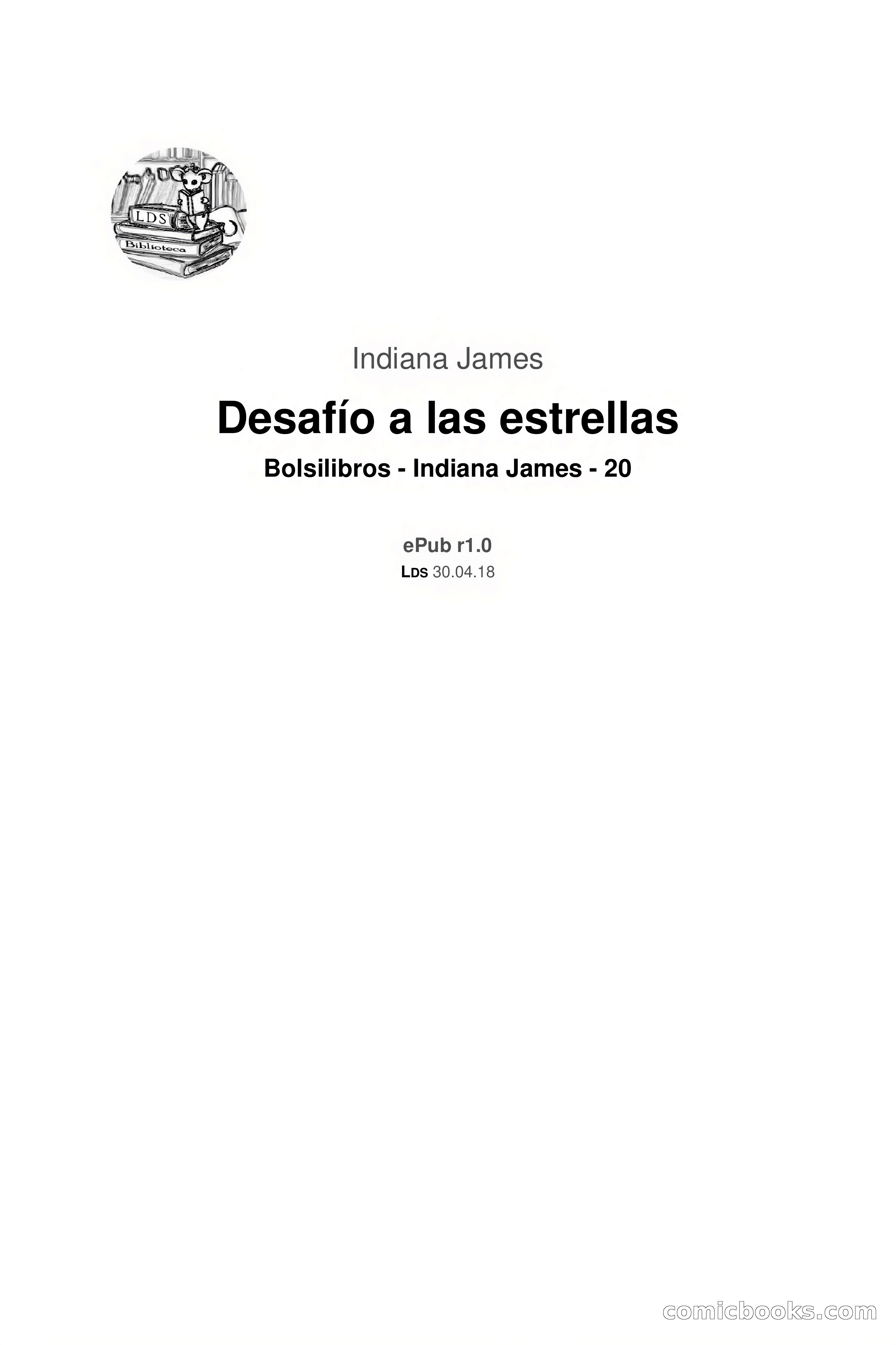 Indiana James: Desafío a las Estrellas — page 3 of 86