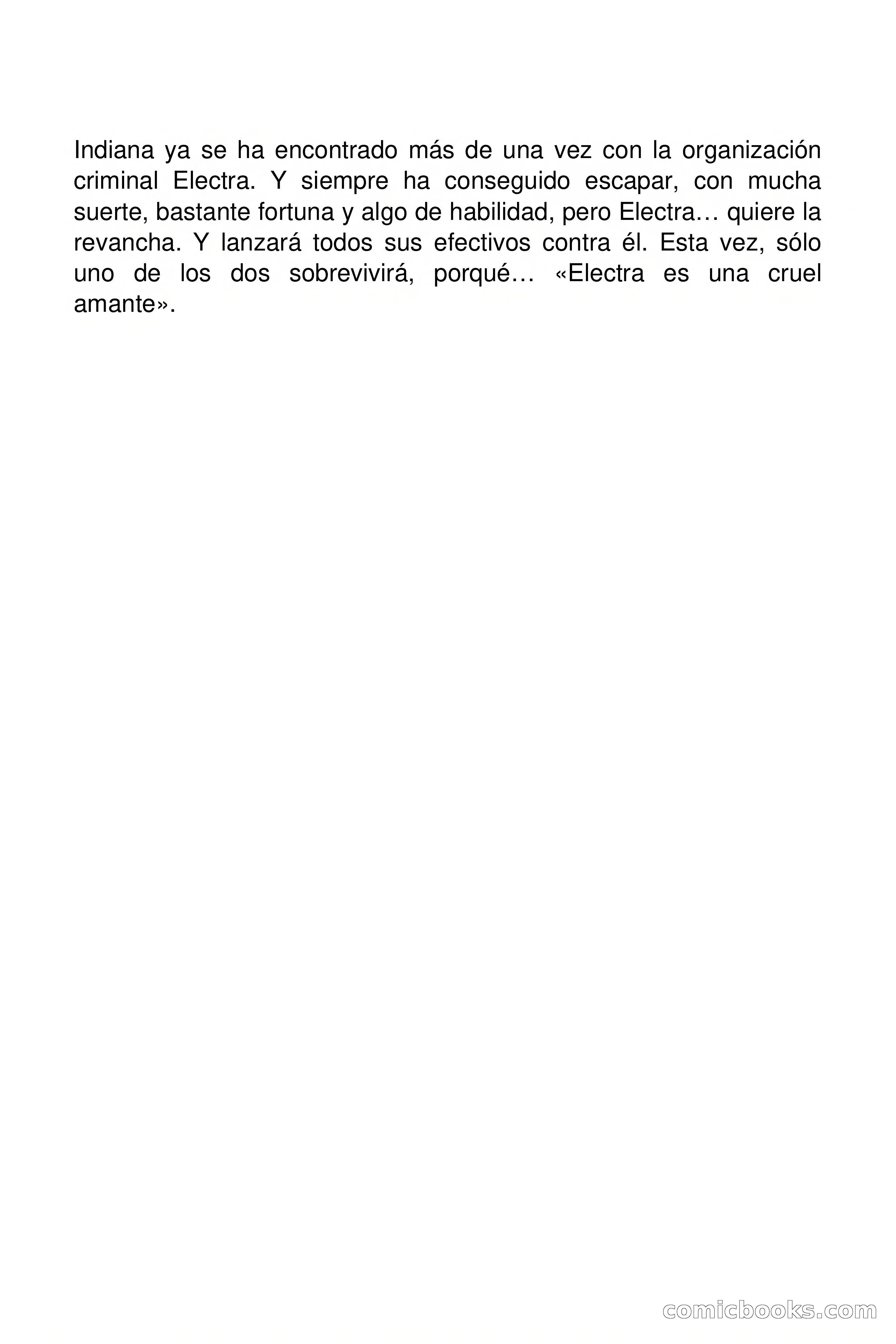 Indiana James: Electra es una cruel amante — page 2 of 65