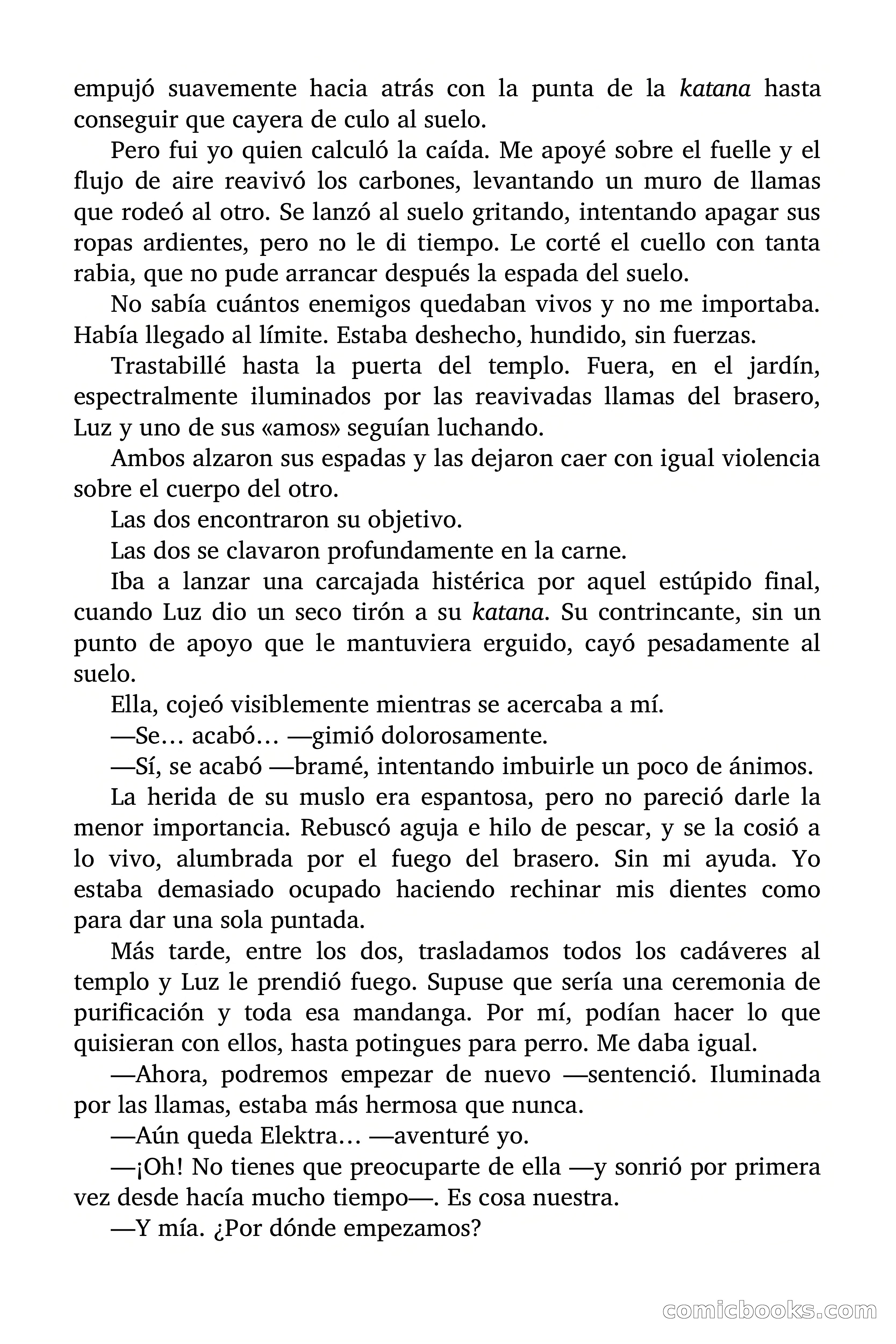 Indiana James: Electra es una cruel amante — page 59 of 65
