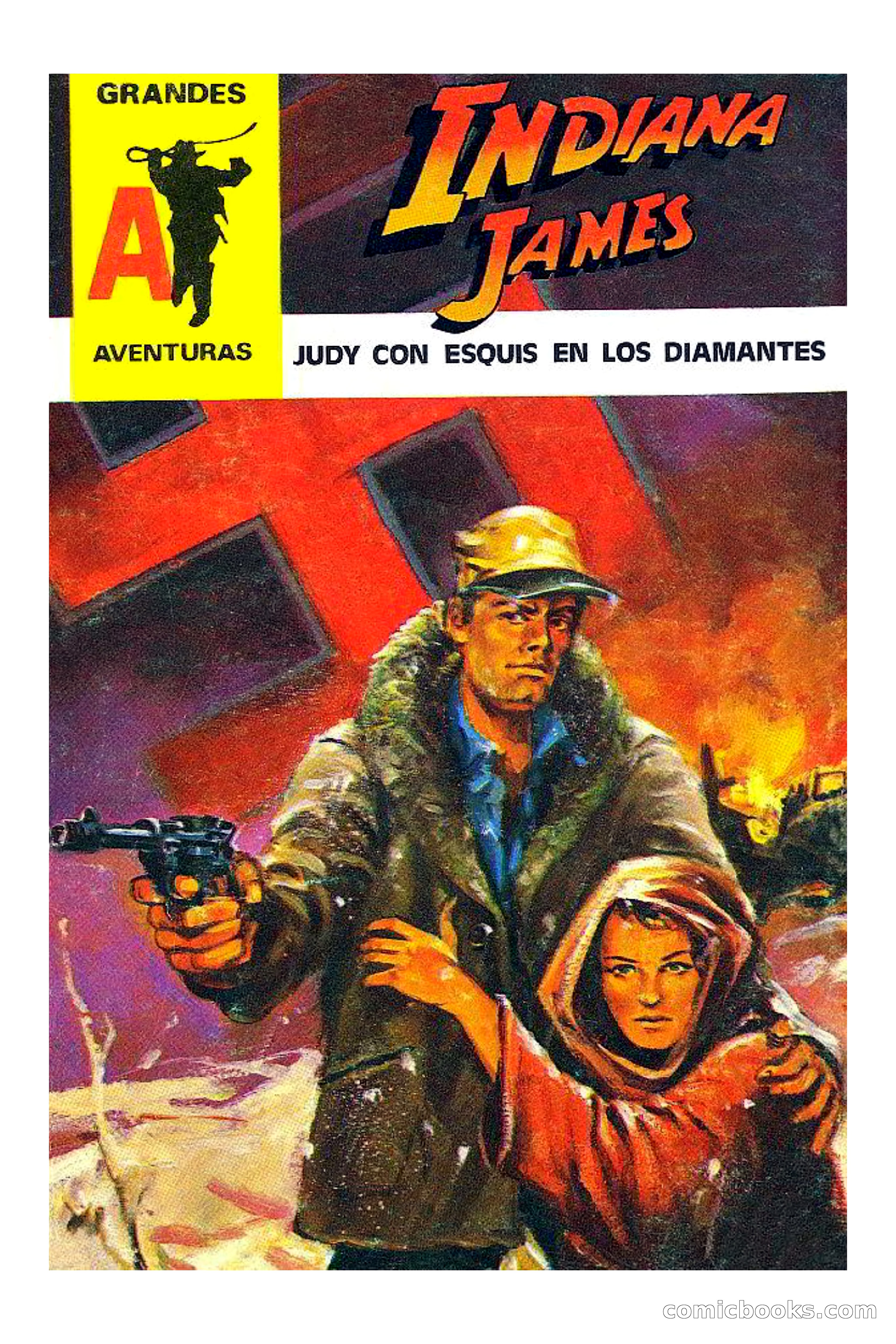 Indiana James: Judy con esquís en los diamantes