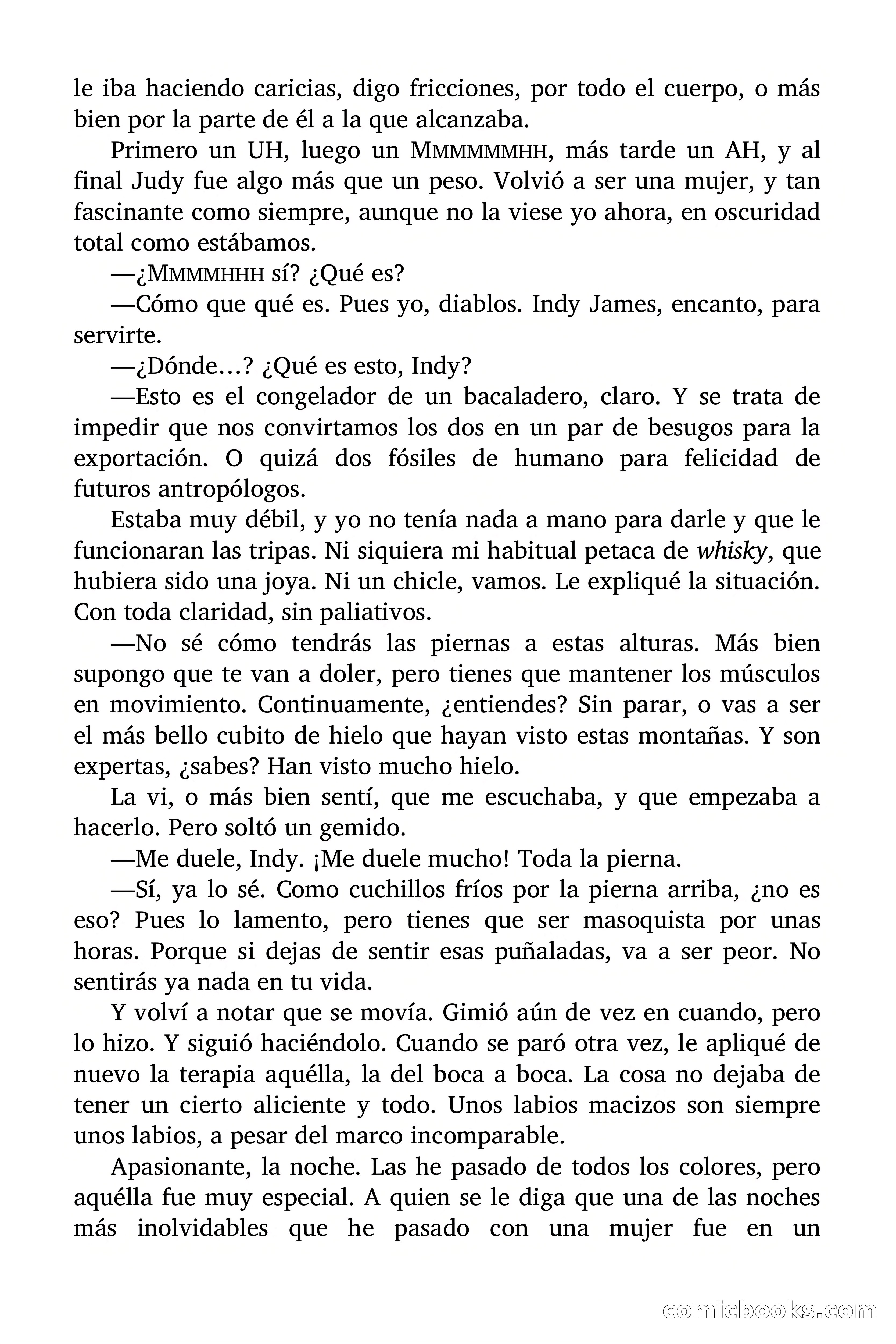 Indiana James: Judy con esquís en los diamantes — page 34 of 79
