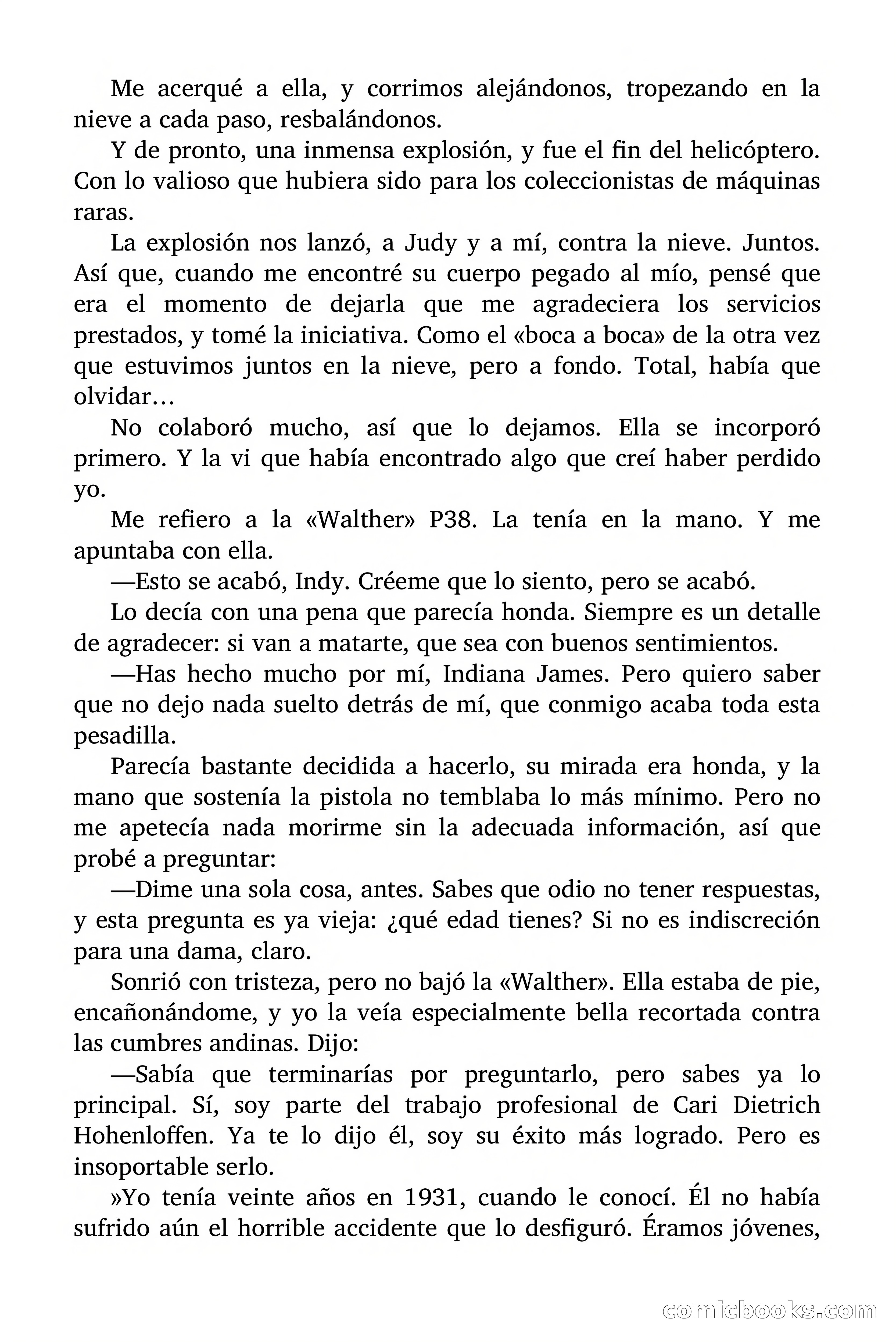 Indiana James: Judy con esquís en los diamantes — page 71 of 79