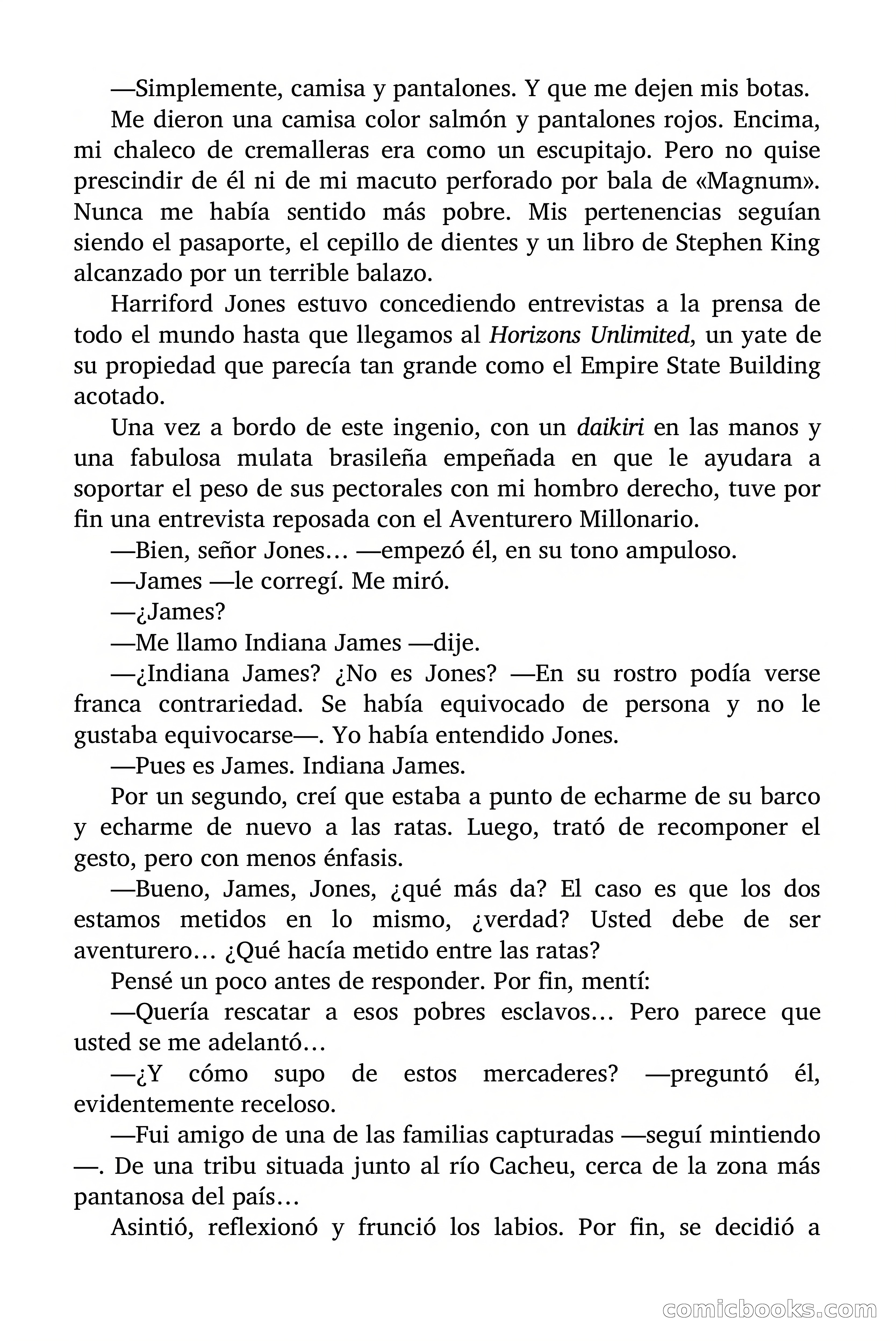 Indiana James: El Panteón Flotante — page 36 of 71
