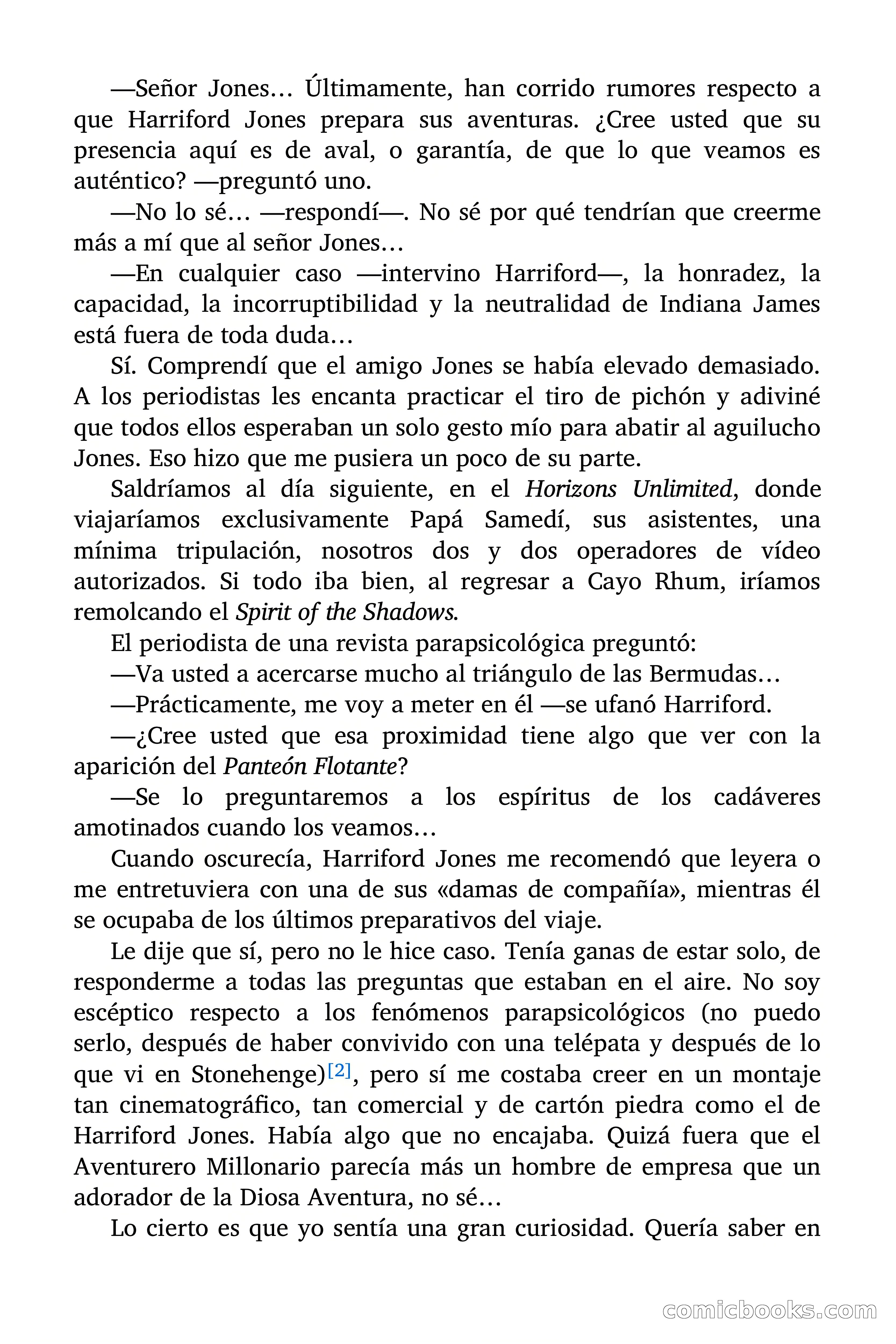 Indiana James: El Panteón Flotante — page 42 of 71