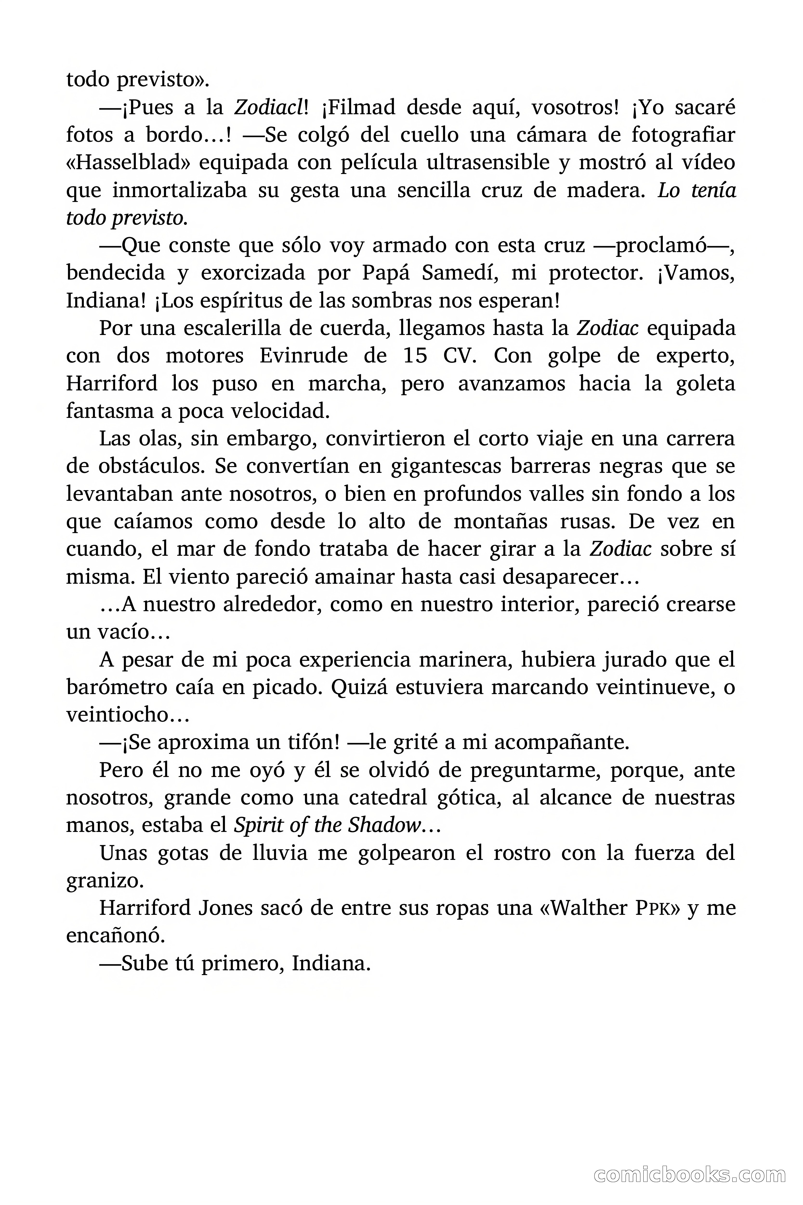 Indiana James: El Panteón Flotante — page 57 of 71