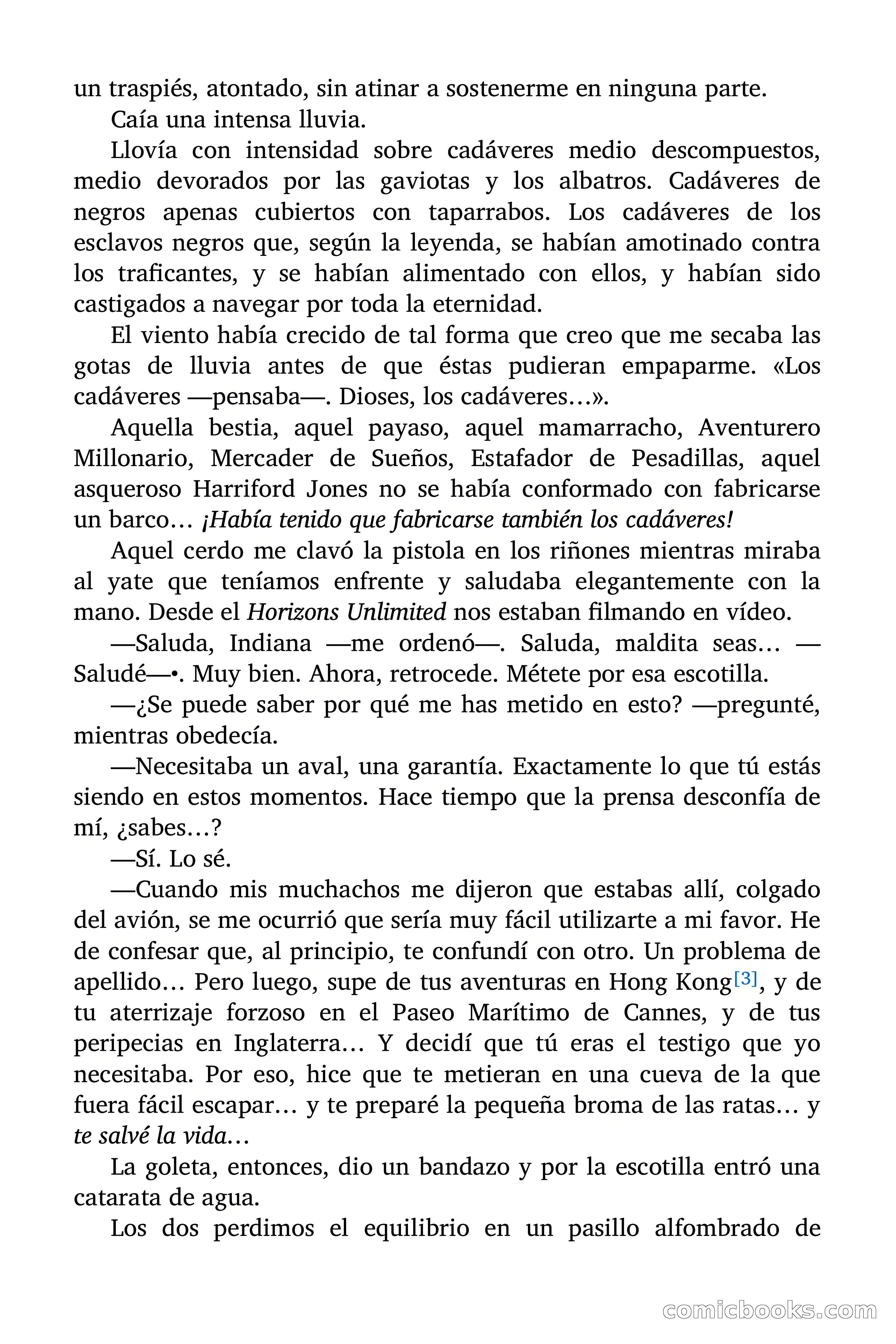 Indiana James: El Panteón Flotante — page 59 of 71
