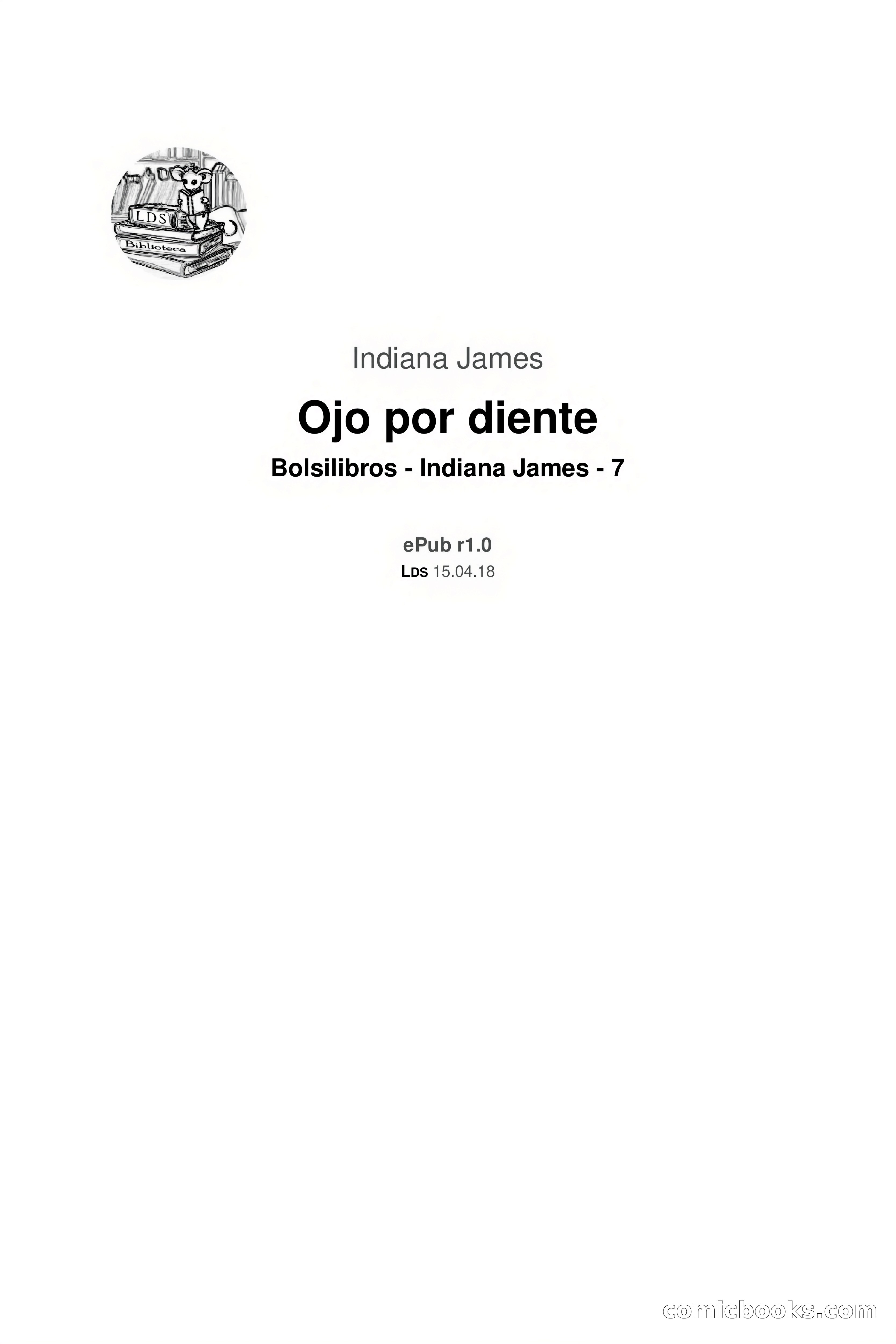 Indiana James: Ojo por diente — page 3 of 73