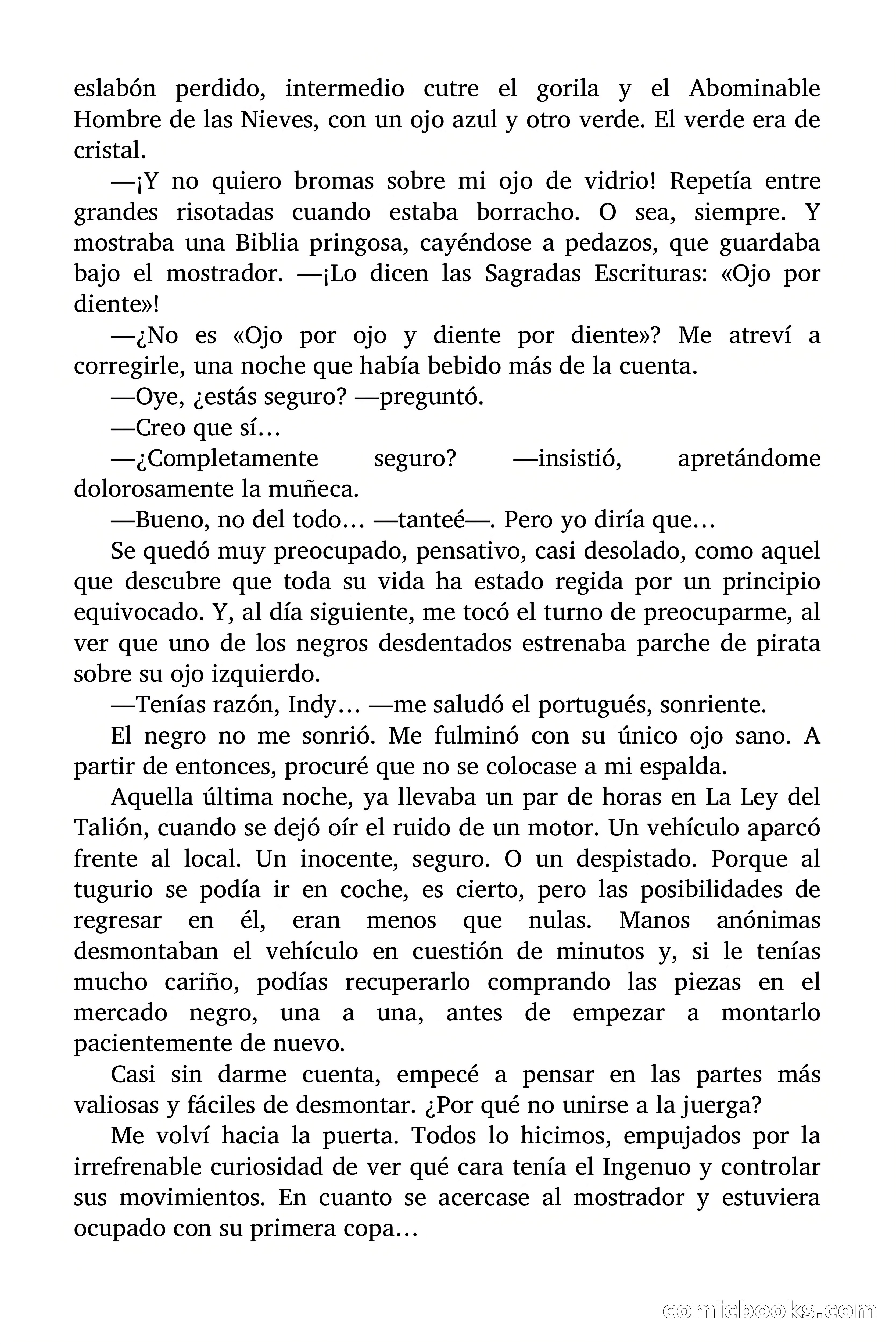 Indiana James: Ojo por diente — page 9 of 73