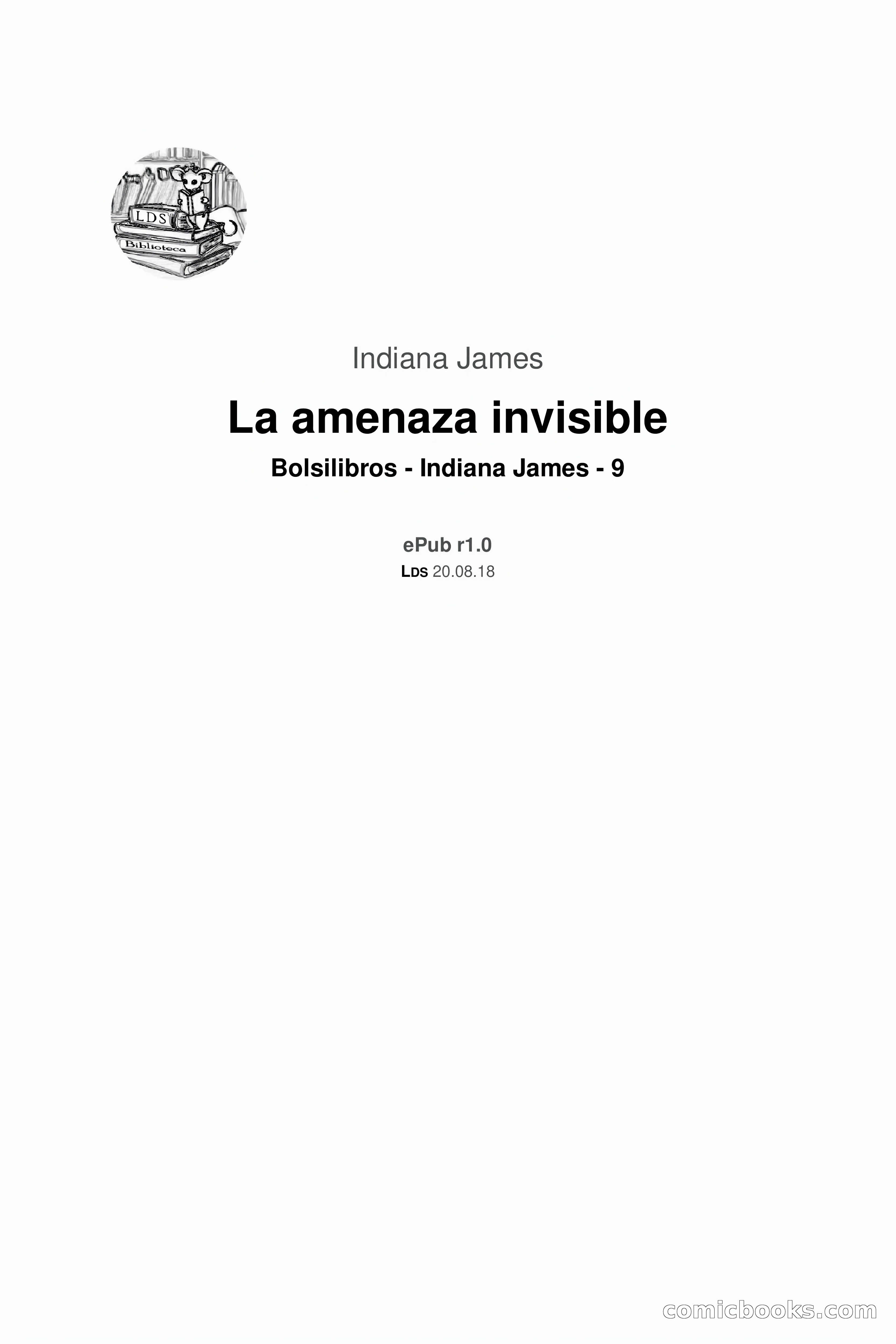 Indiana James: La amenaza invisible — page 3 of 65