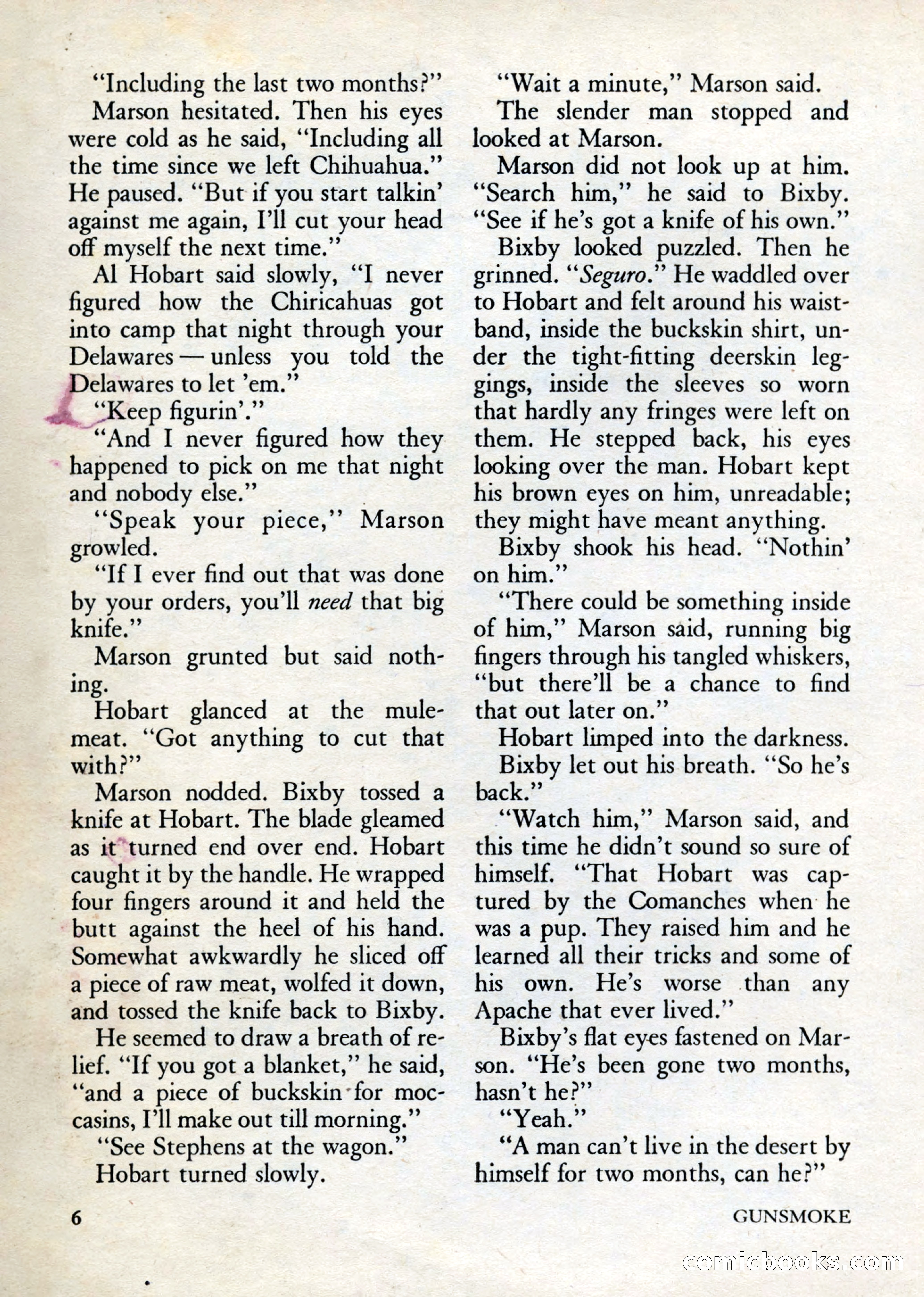 Gunsmoke, Volume 1, Number 1 — page 8 of 148