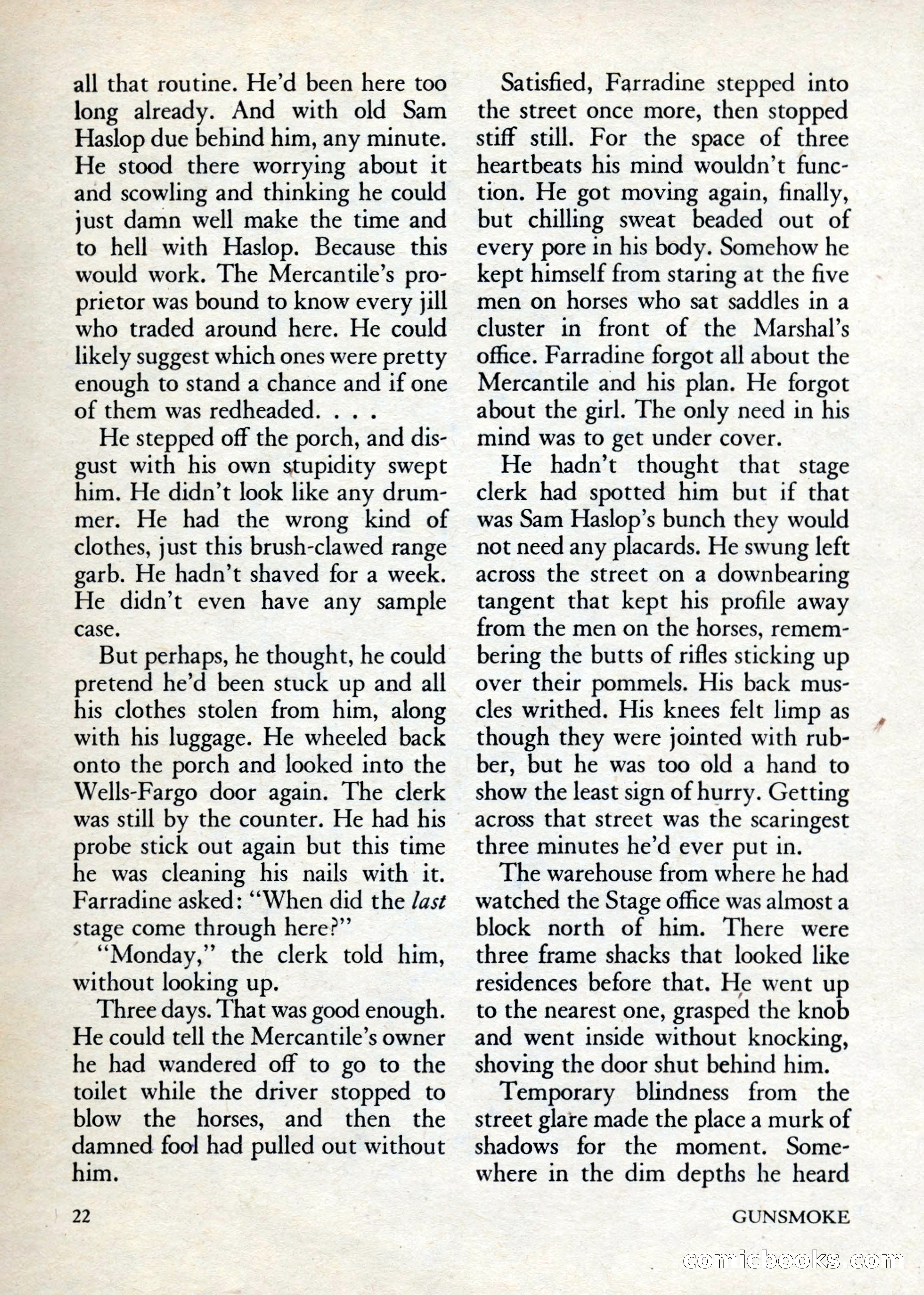 Gunsmoke, Volume 1, Number 1 — page 24 of 148