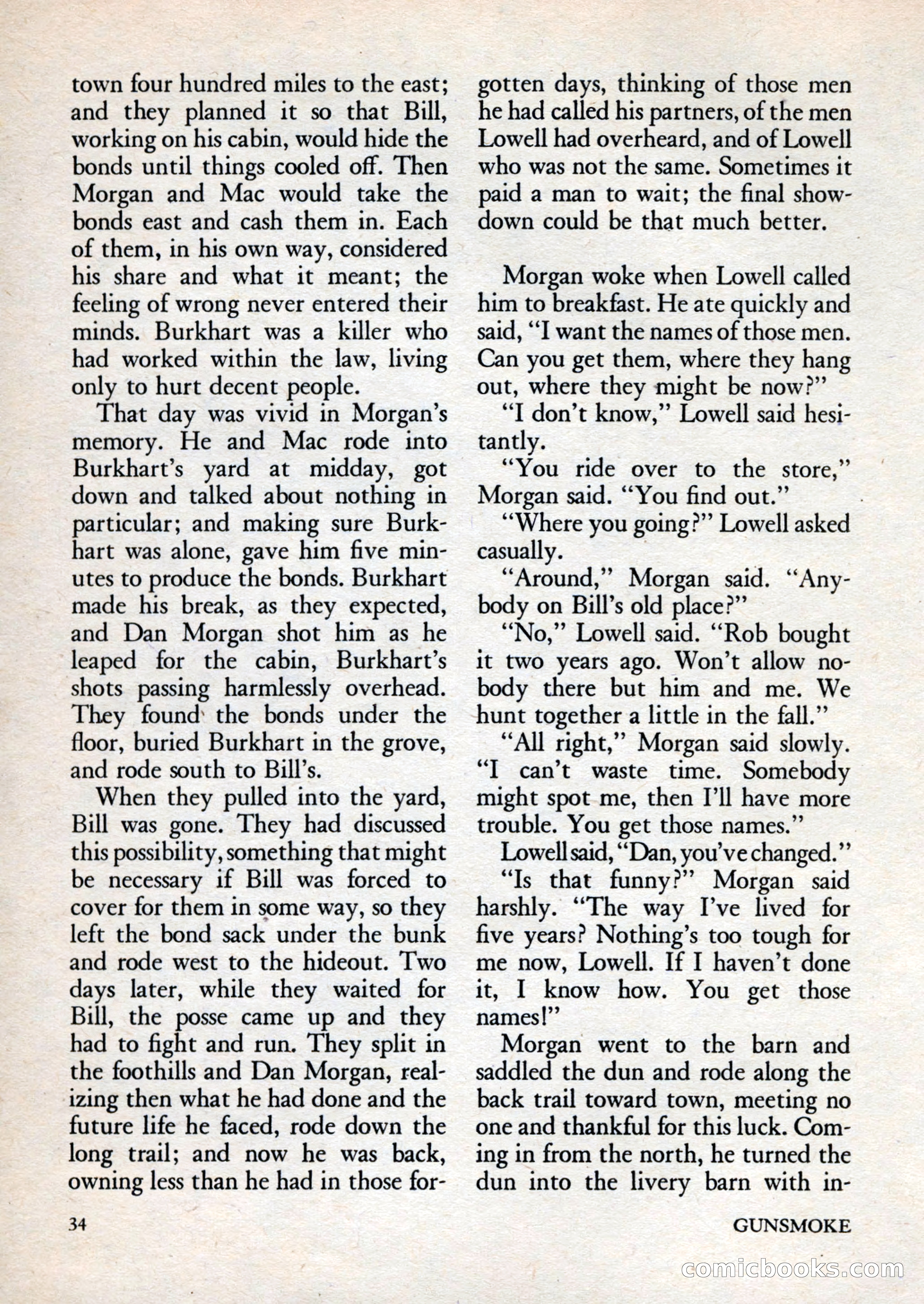 Gunsmoke, Volume 1, Number 1 — page 36 of 148