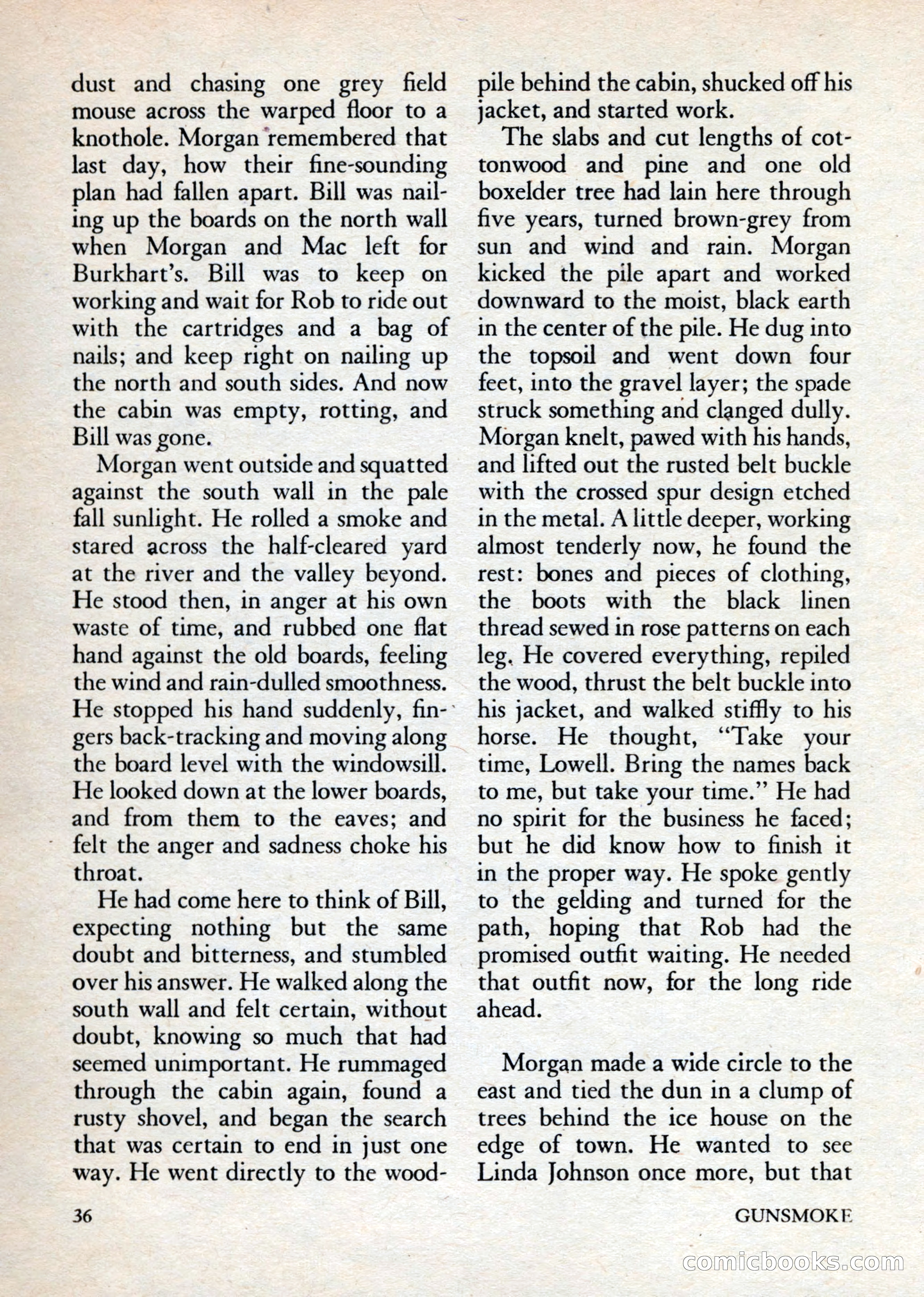 Gunsmoke, Volume 1, Number 1 — page 38 of 148