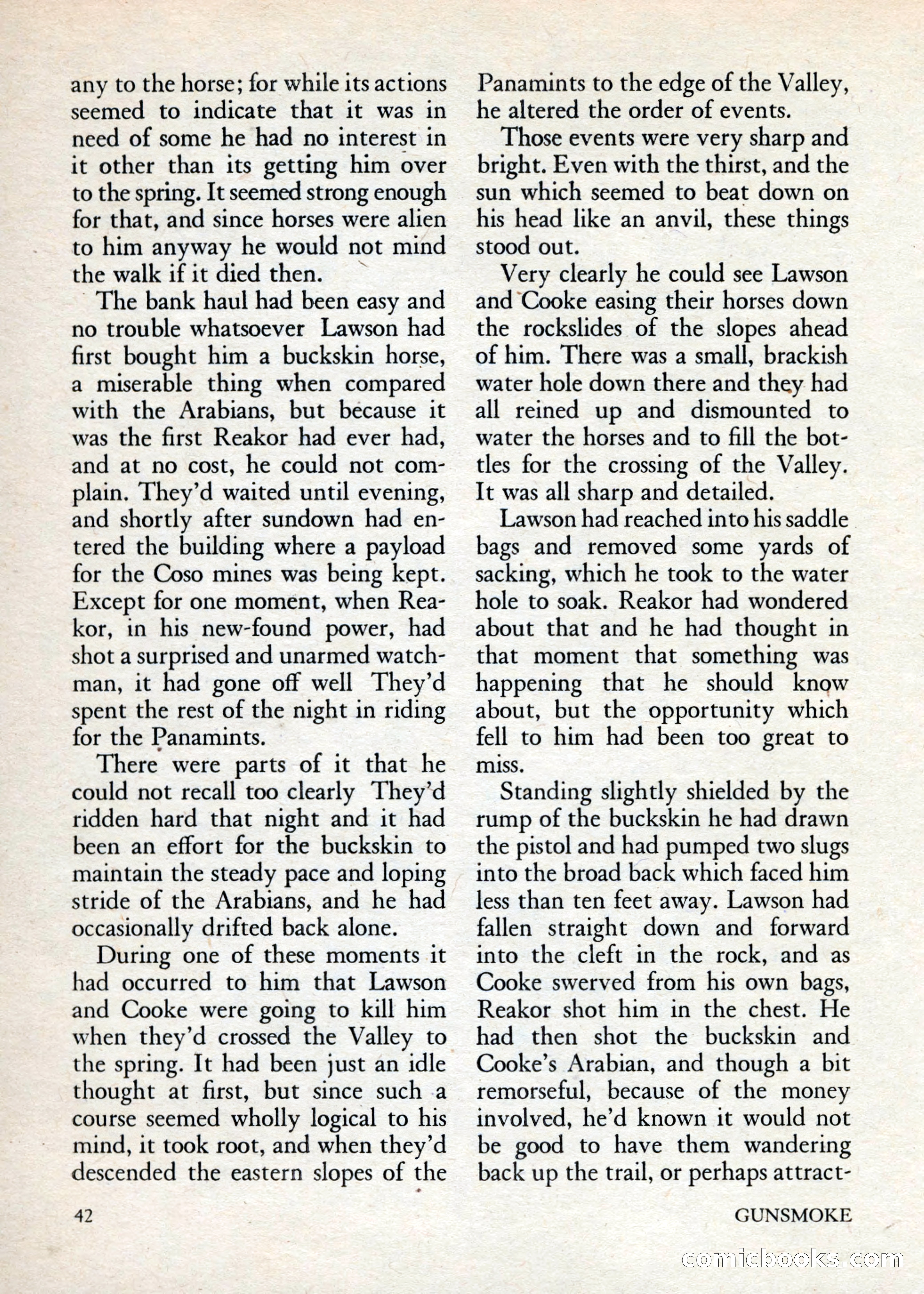 Gunsmoke, Volume 1, Number 1 — page 44 of 148