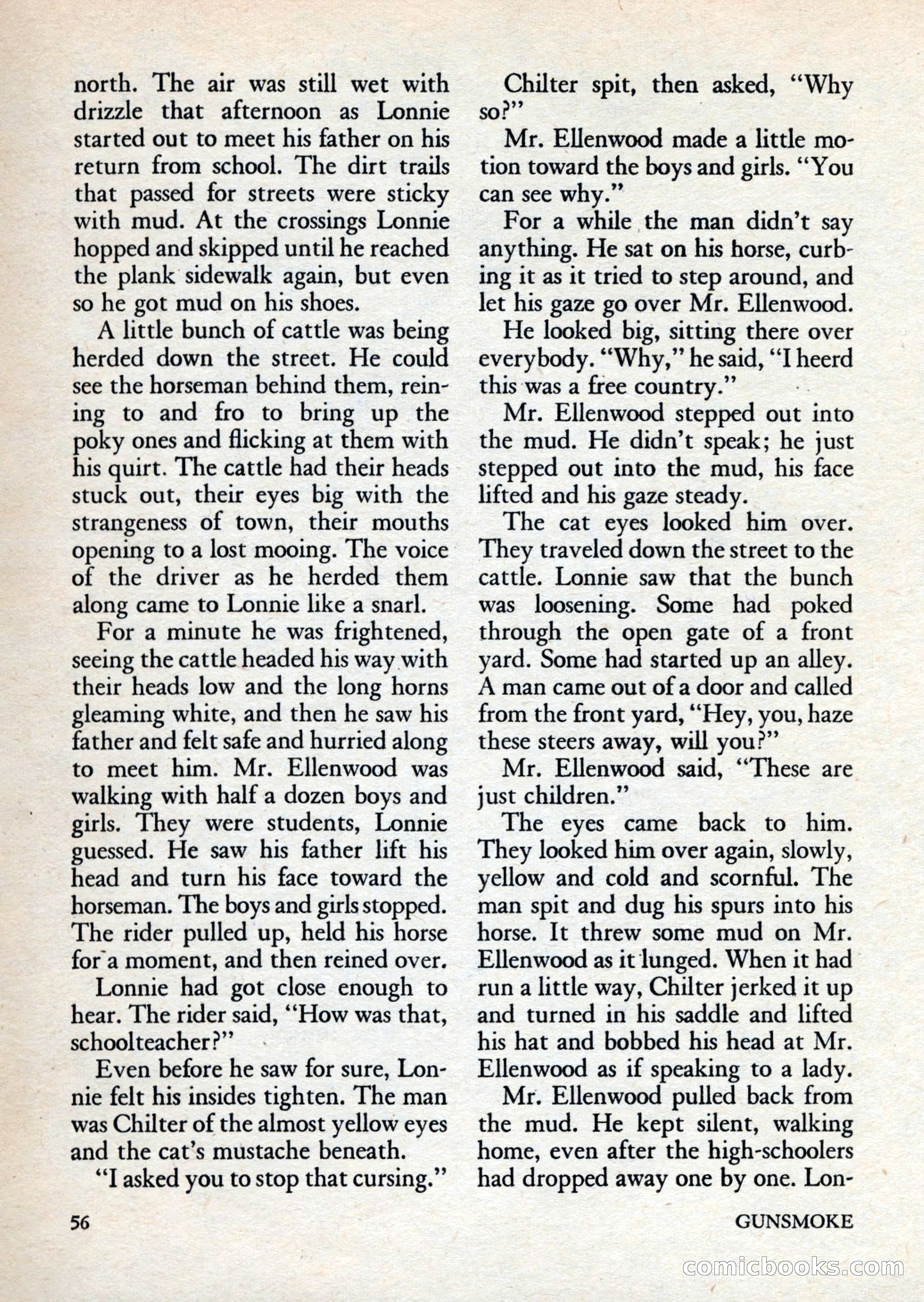 Gunsmoke, Volume 1, Number 1 — page 58 of 148
