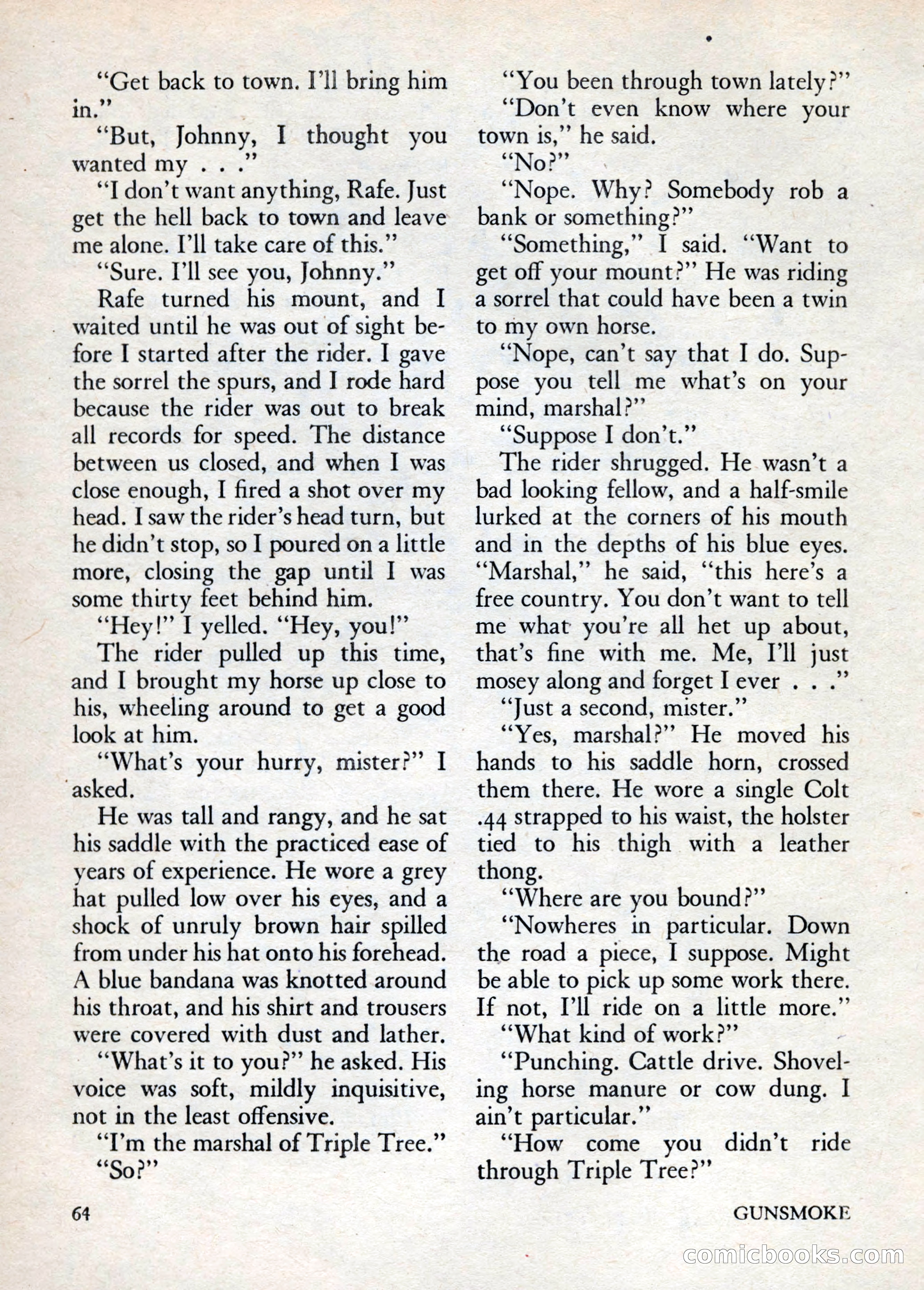 Gunsmoke, Volume 1, Number 1 — page 66 of 148