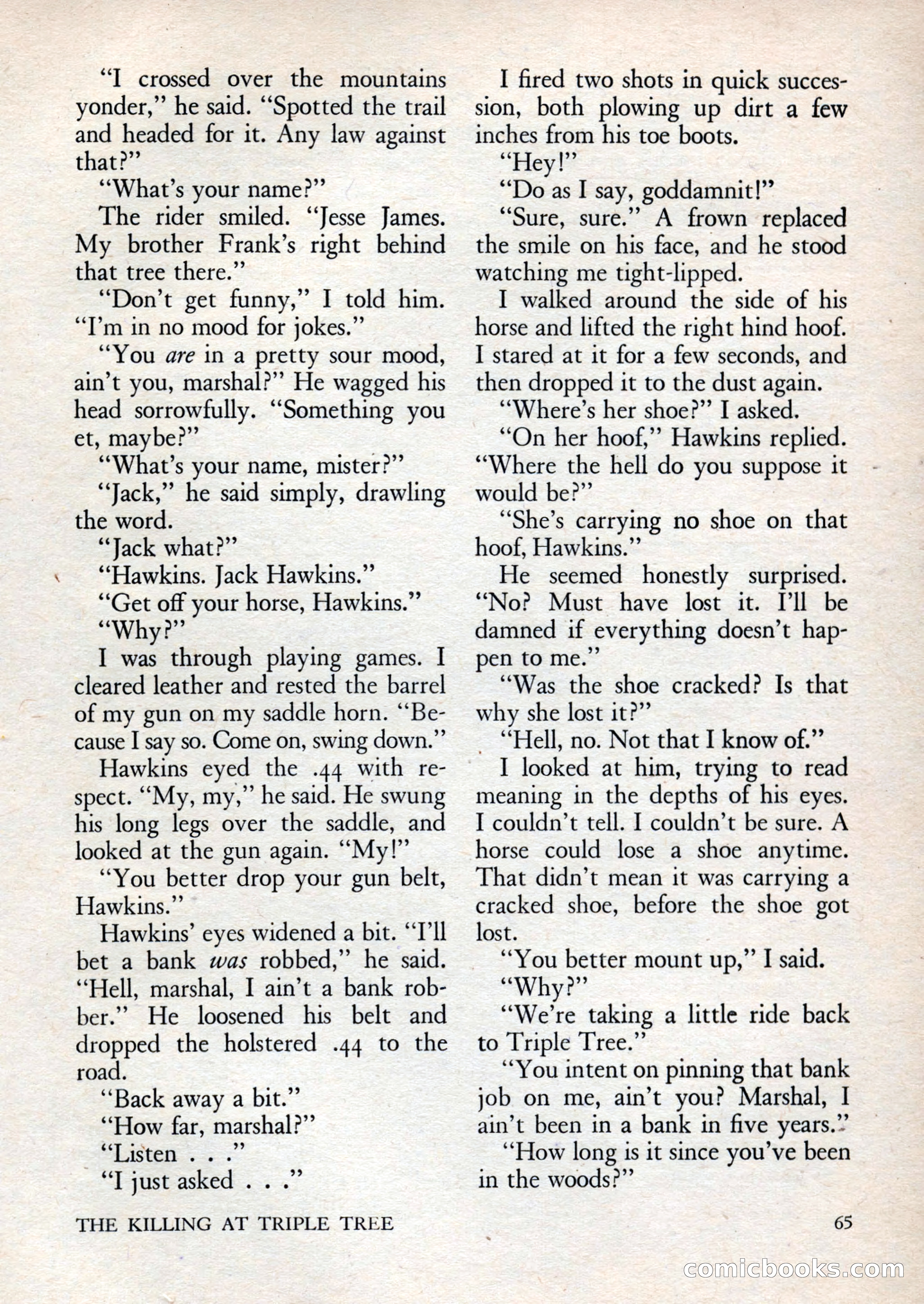 Gunsmoke, Volume 1, Number 1 — page 67 of 148
