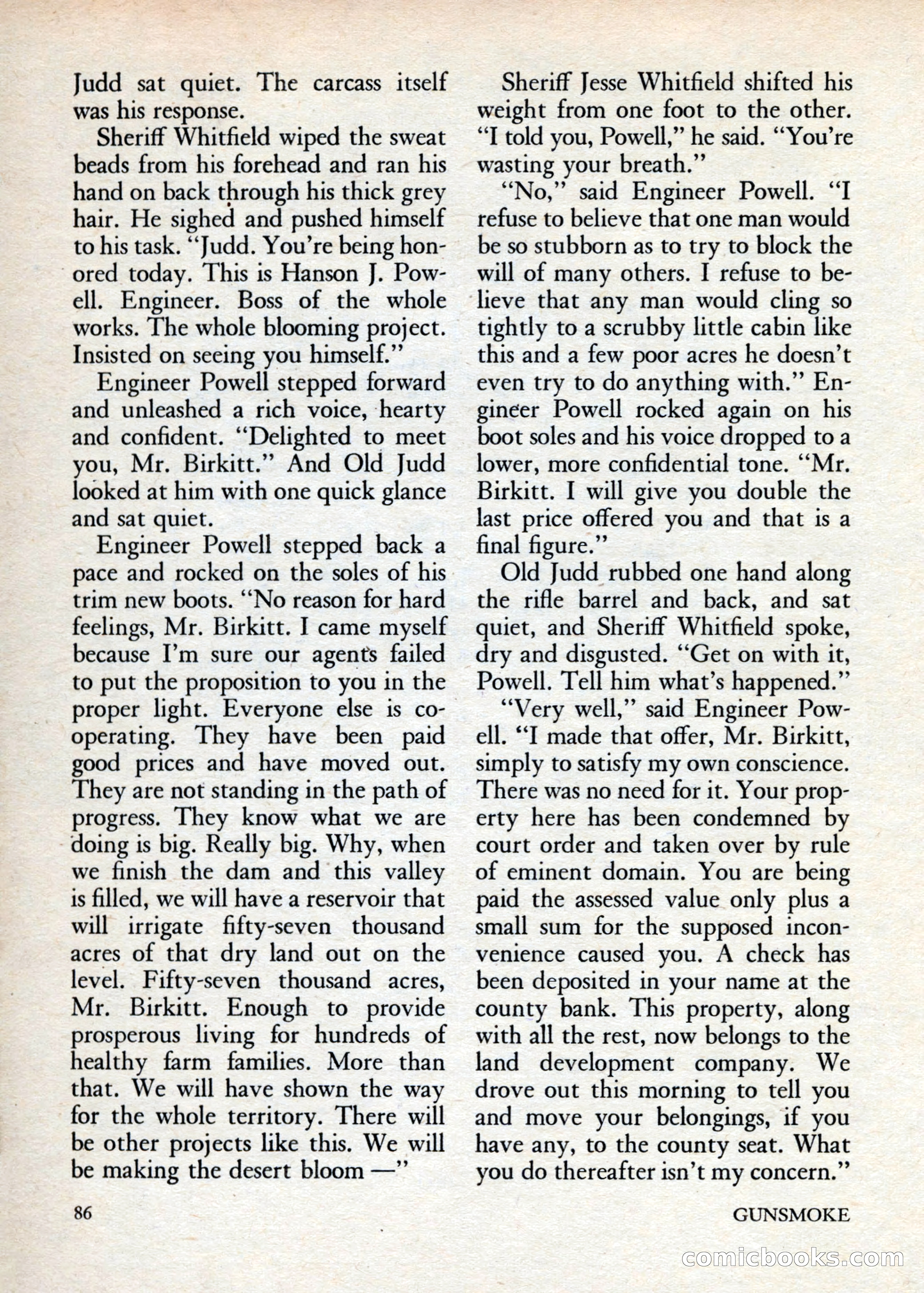 Gunsmoke, Volume 1, Number 1 — page 88 of 148