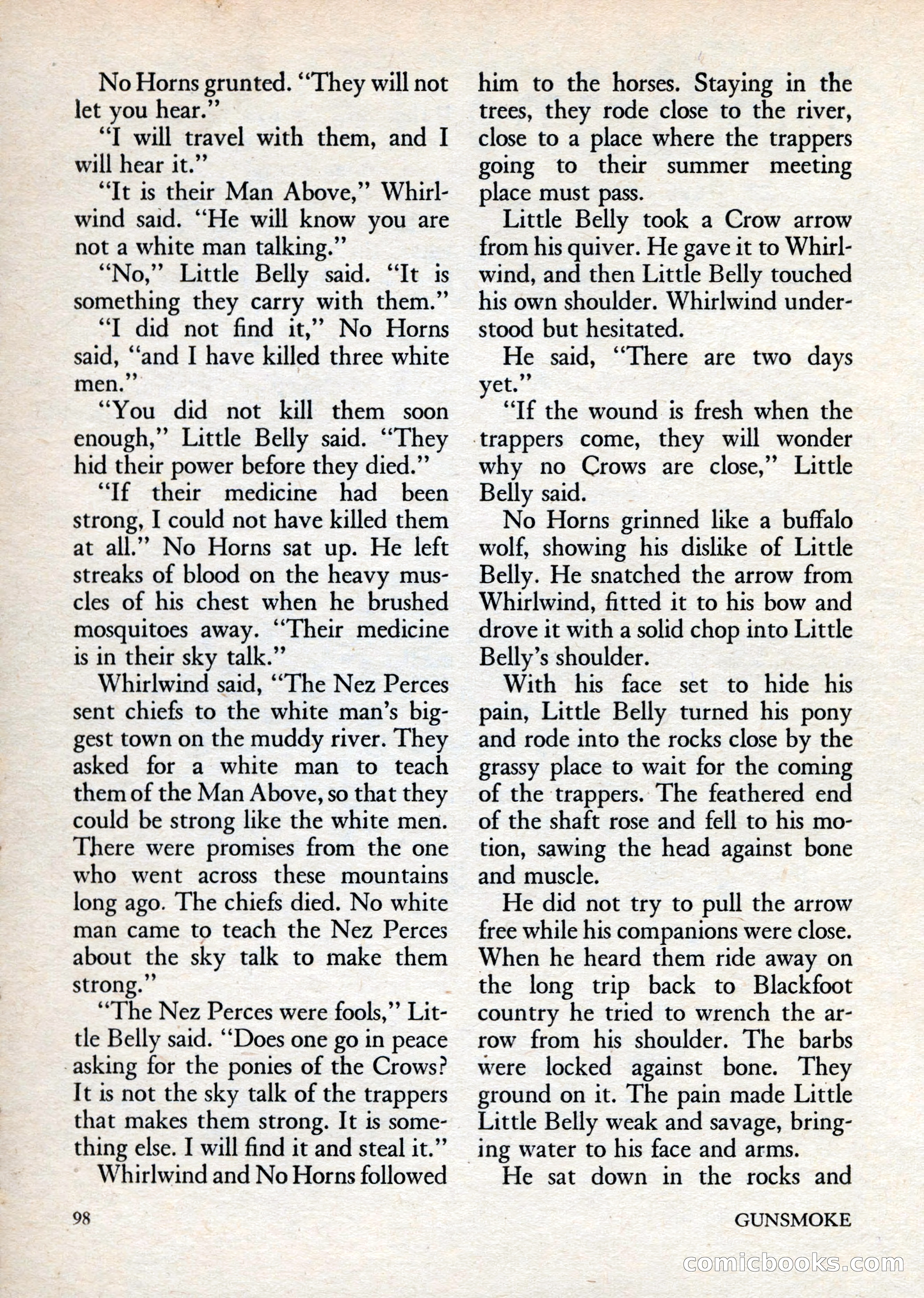 Gunsmoke, Volume 1, Number 1 — page 100 of 148