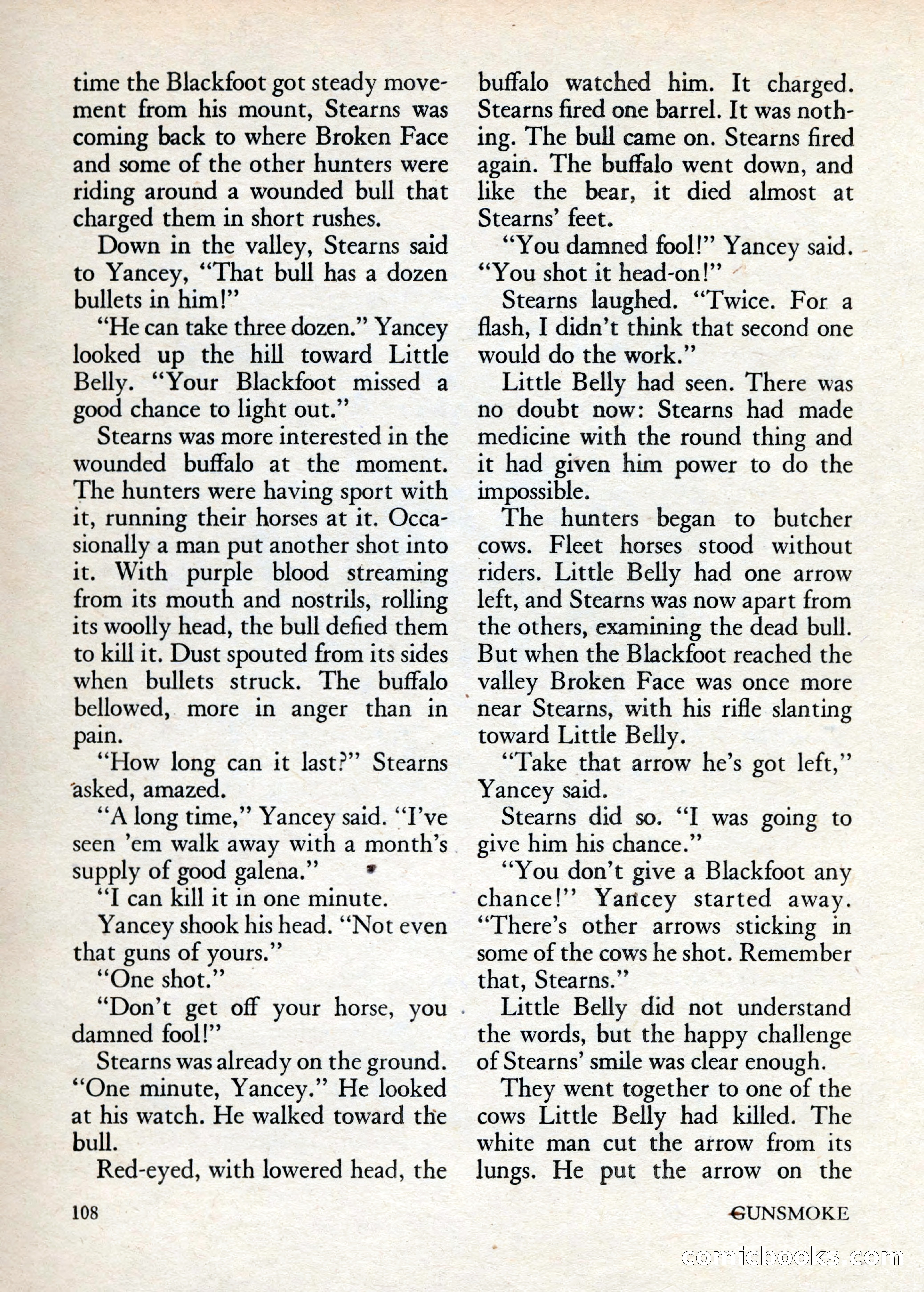 Gunsmoke, Volume 1, Number 1 — page 110 of 148